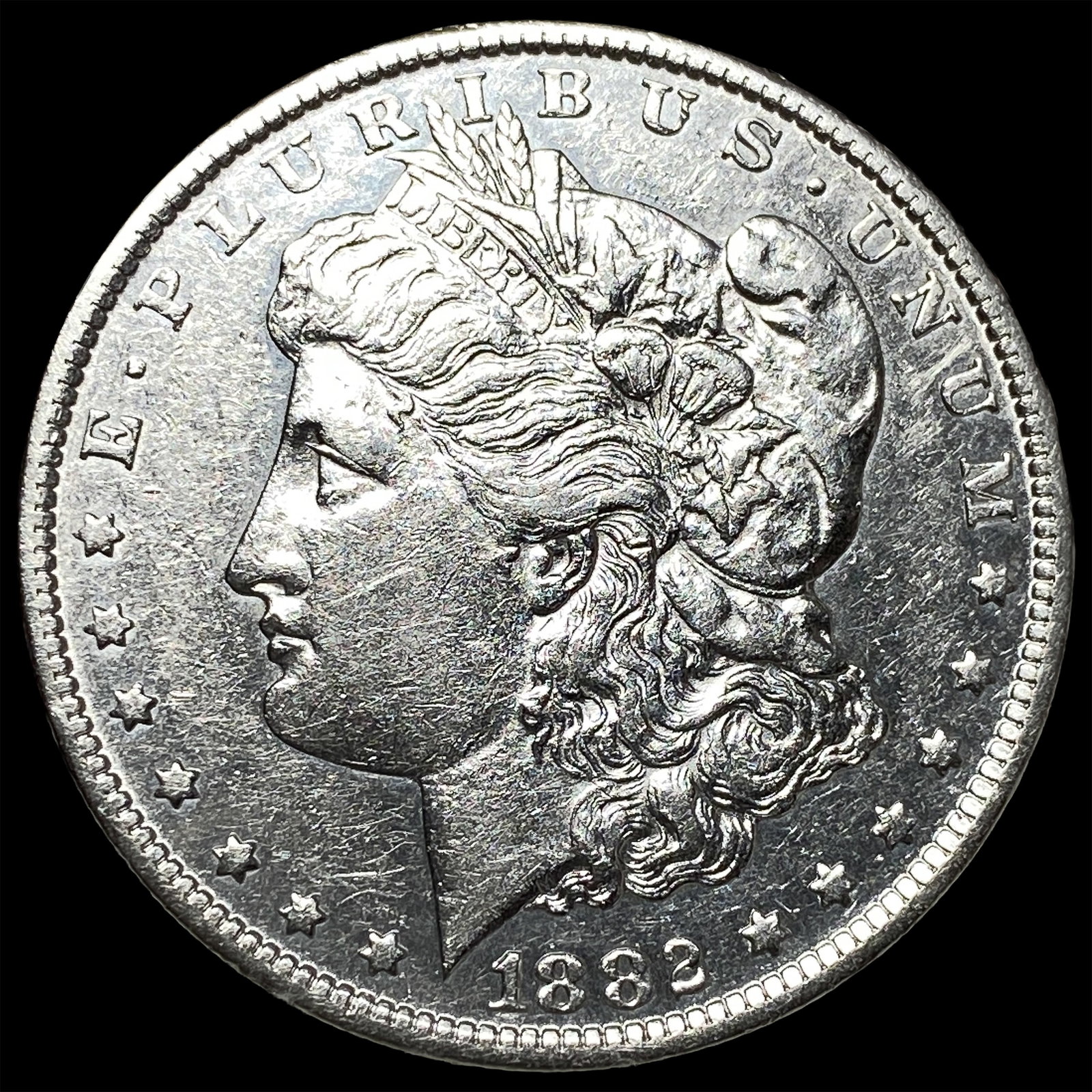 1882-CC Silver Morgan Dollar CHOICE AU: 1882-CC Silver Morgan Dollar CHOICE AU