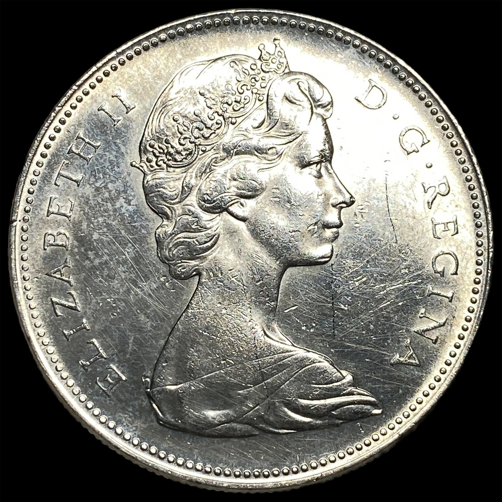 1966 Canada Silver Dollar UNCIRCULATED: 1966 Canada Silver Dollar UNCIRCULATED