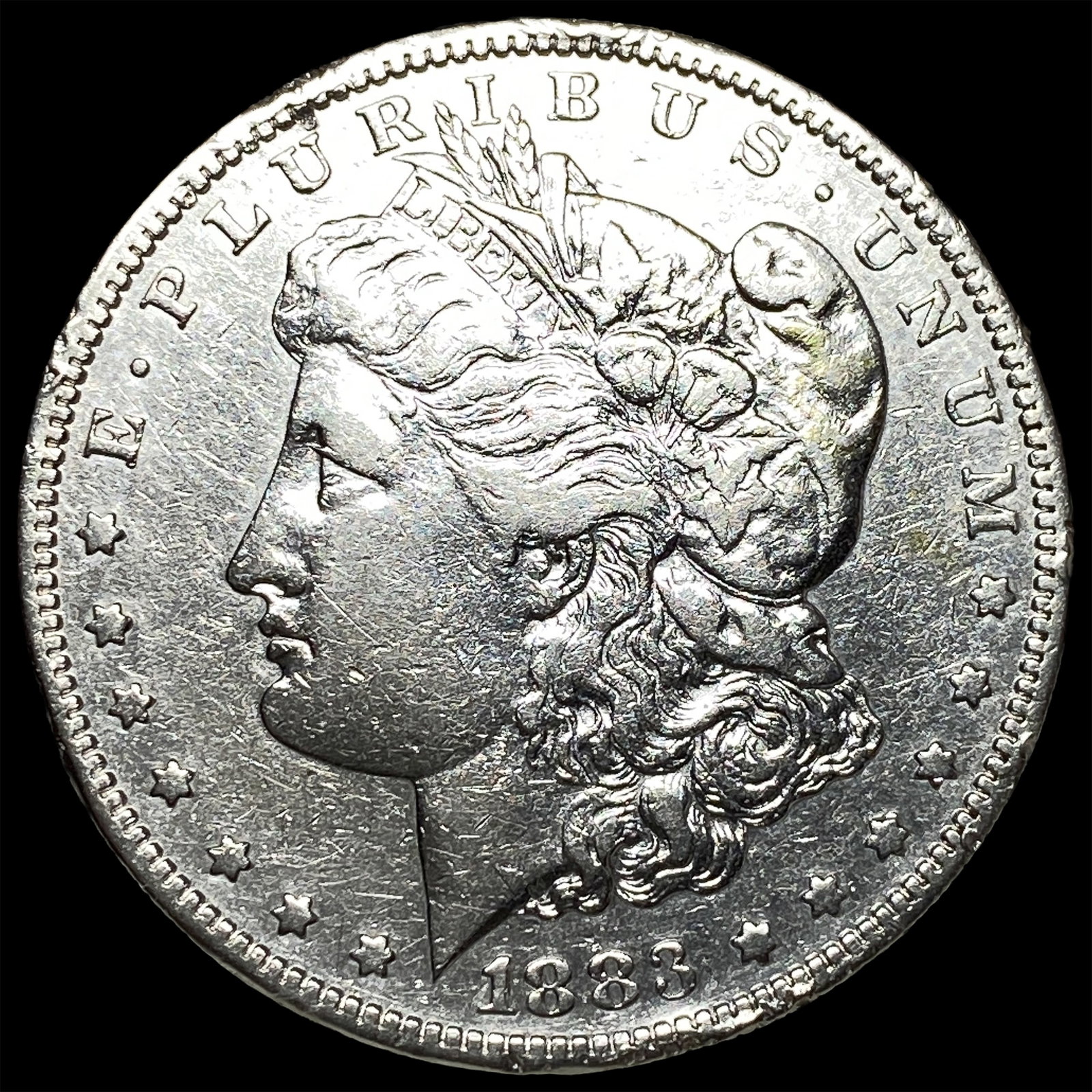 1883-S Silver Morgan Dollar CLOSELY UNCIRCULATED: 1883-S Silver Morgan Dollar CLOSELY UNCIRCULATED