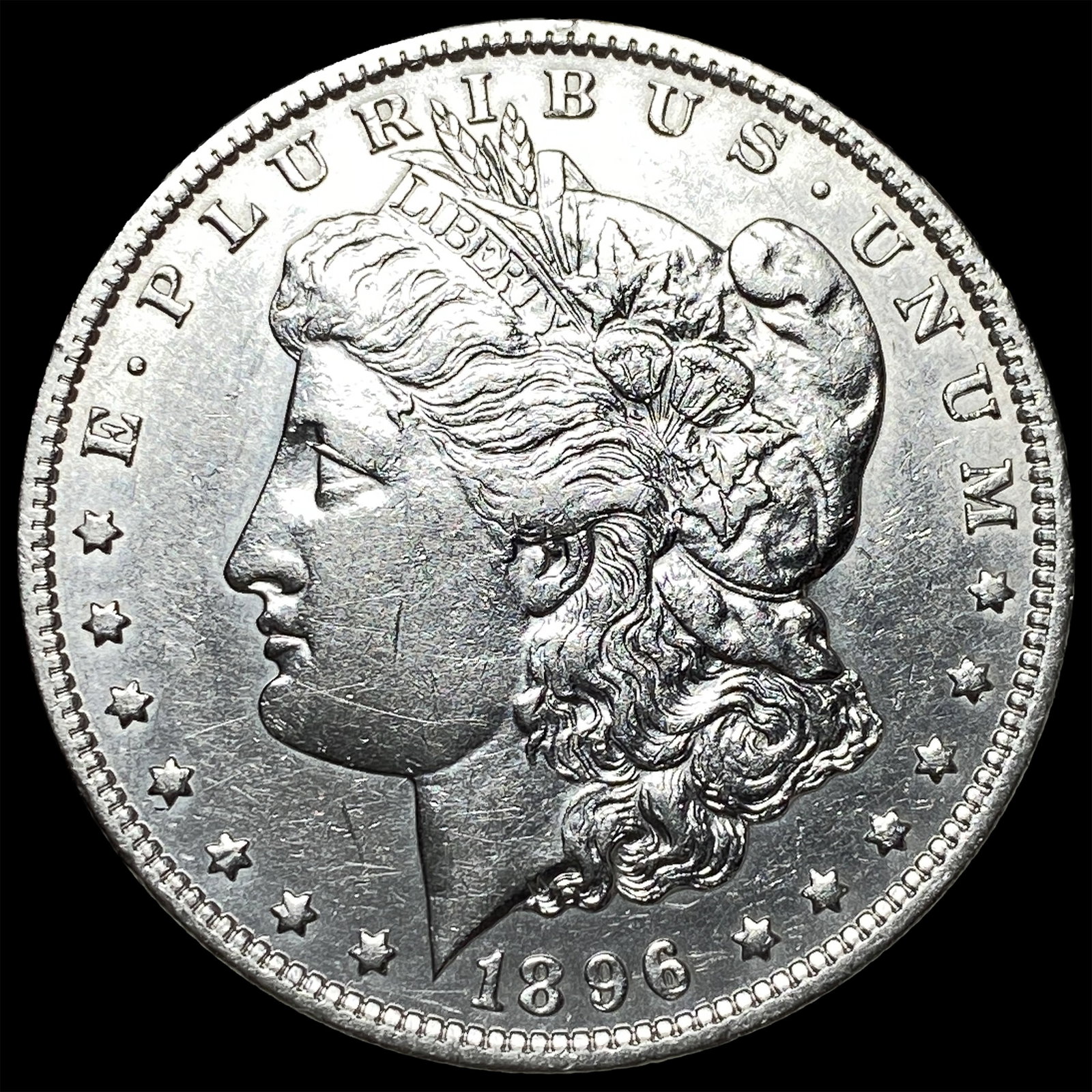 1896-S Silver Morgan Dollar CHOICE AU: 1896-S Silver Morgan Dollar CHOICE AU