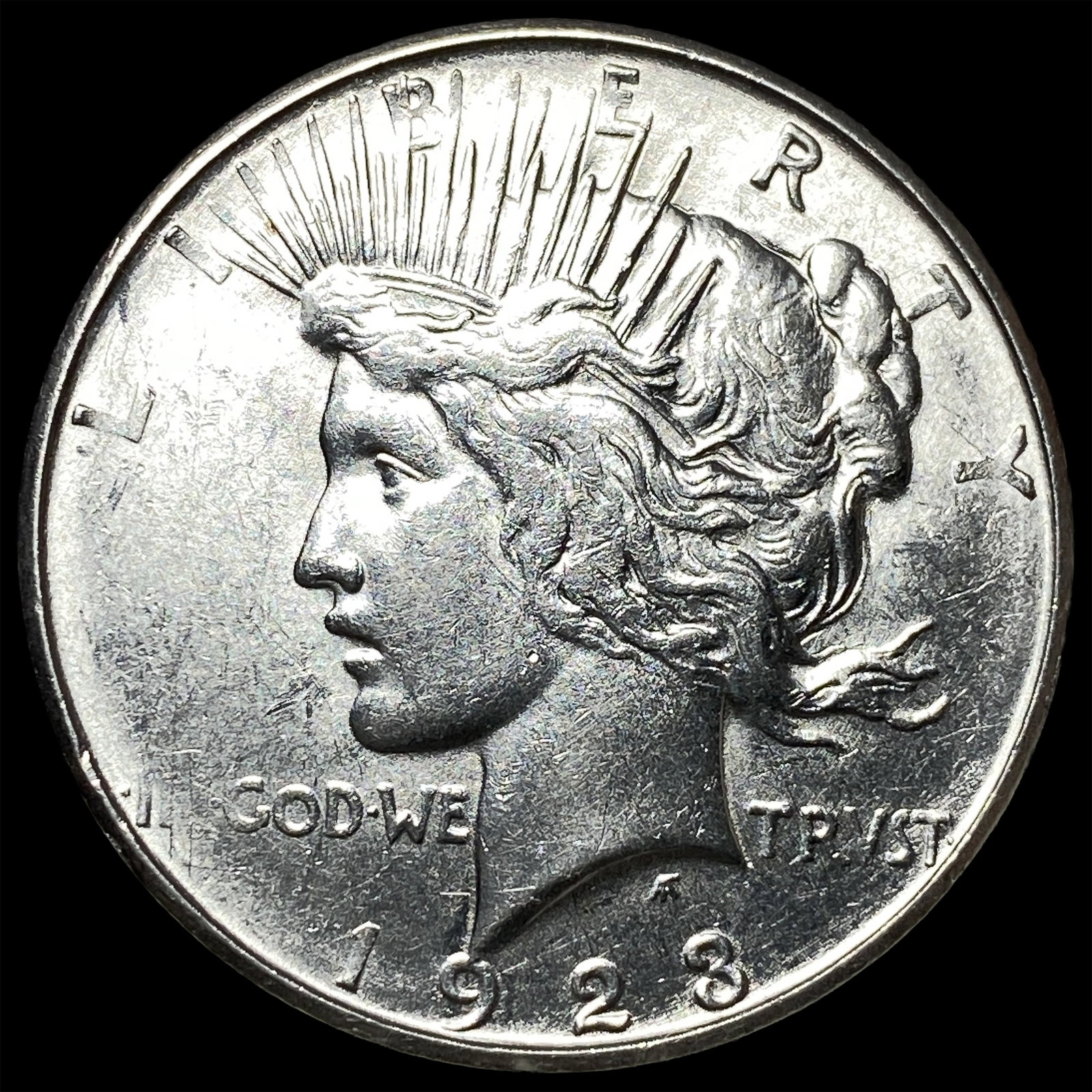 1923 Silver Peace Dollar CHOICE AU: 1923 Silver Peace Dollar CHOICE AU