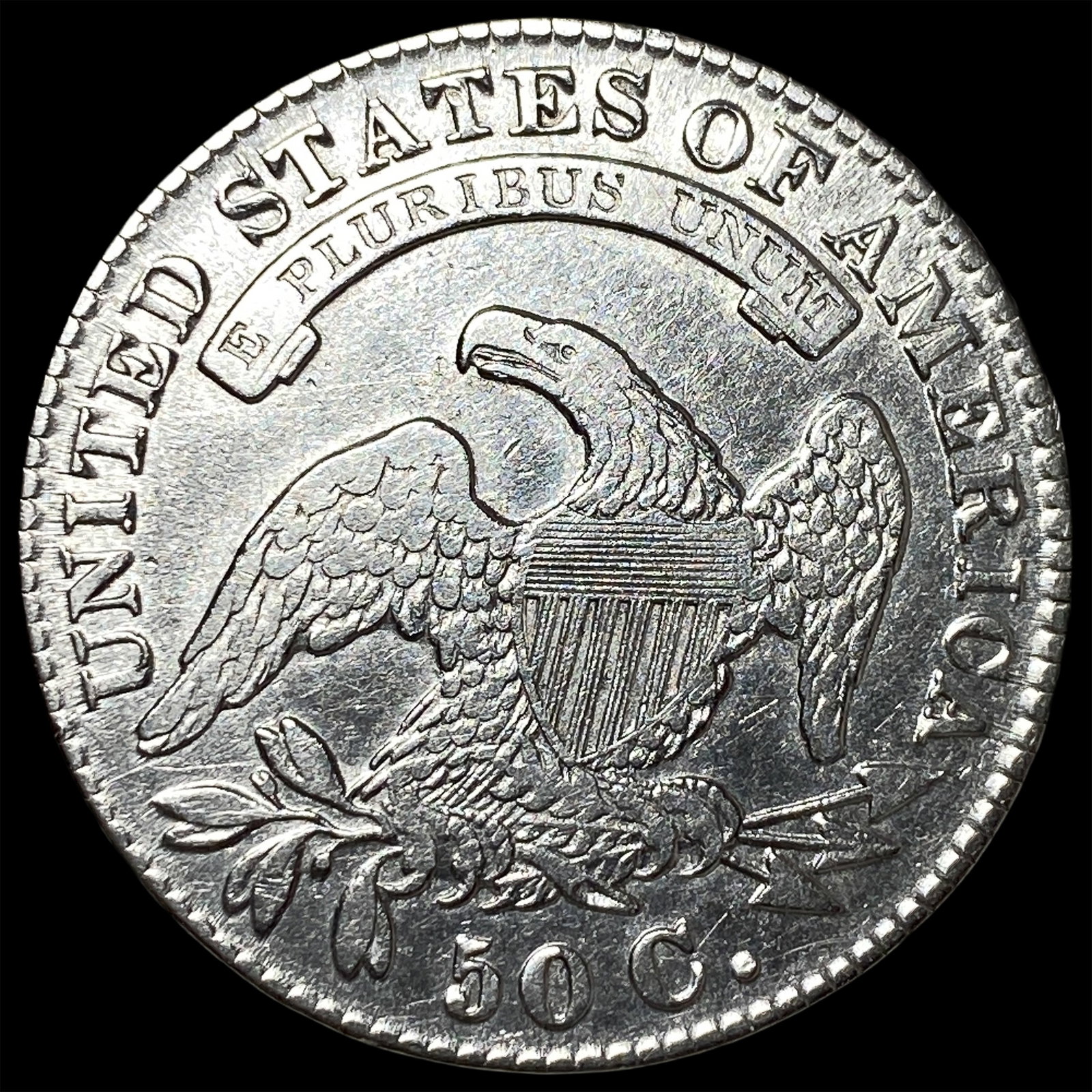 1830 Capped Bust Half Dollar CLOSELY UNCIRCULATED - 2