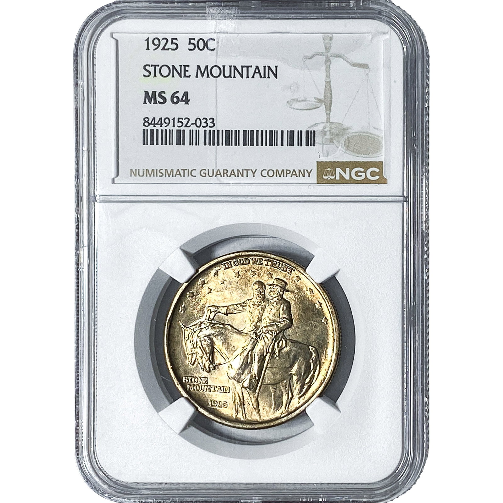 1925 Stone Mountain Half Dollar NGC MS64 (1 of 2)