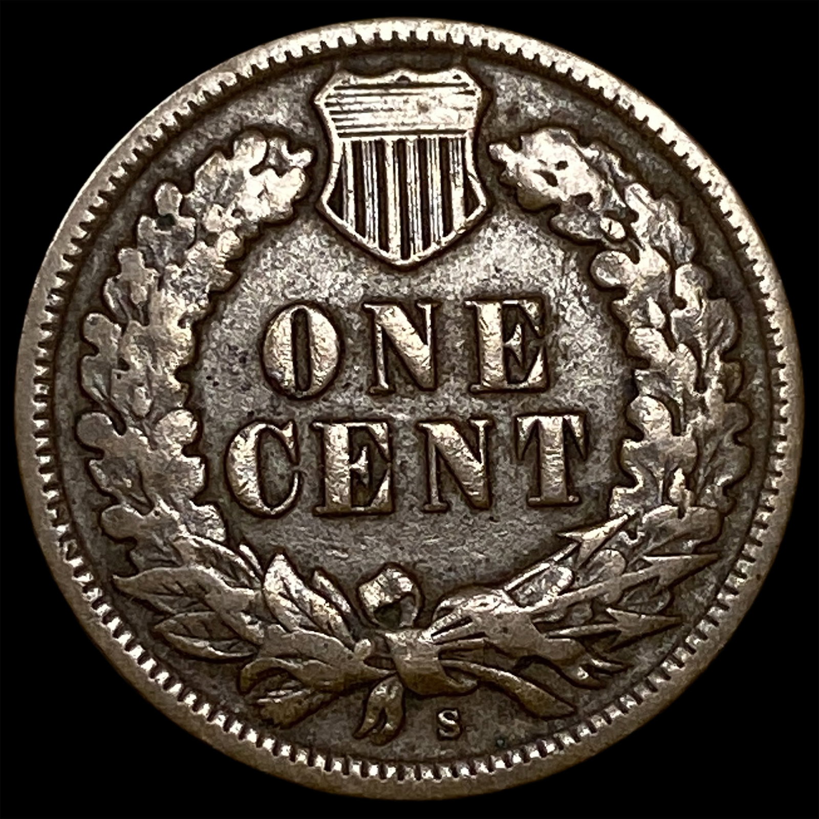 1908-S Indian Head Cent LIGHTLY CIRCULATED - 2
