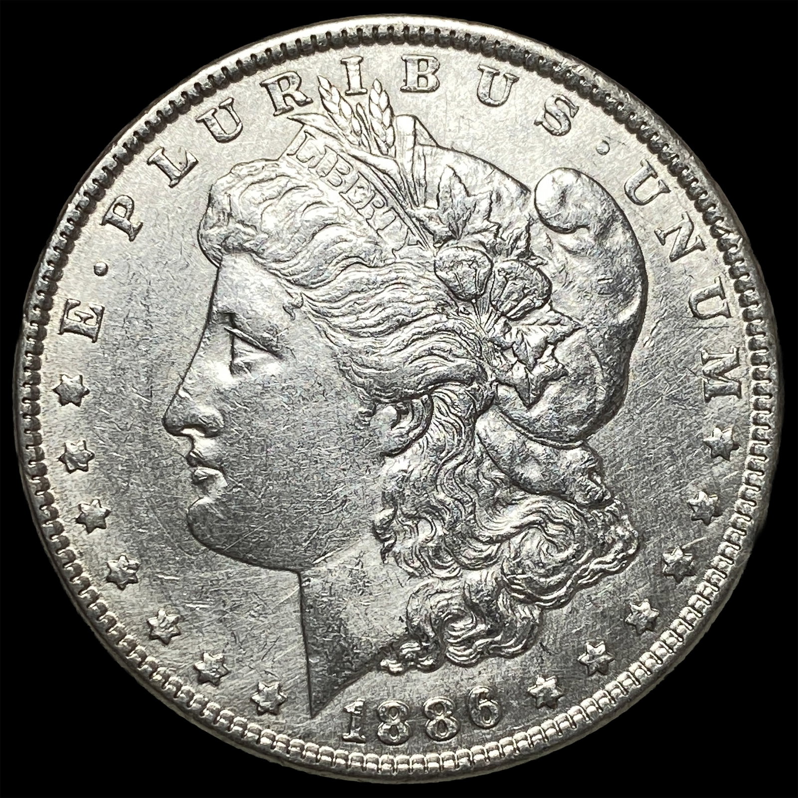 1886 Silver Morgan Dollar CHOICE AU: 1886 Silver Morgan Dollar CHOICE AU
