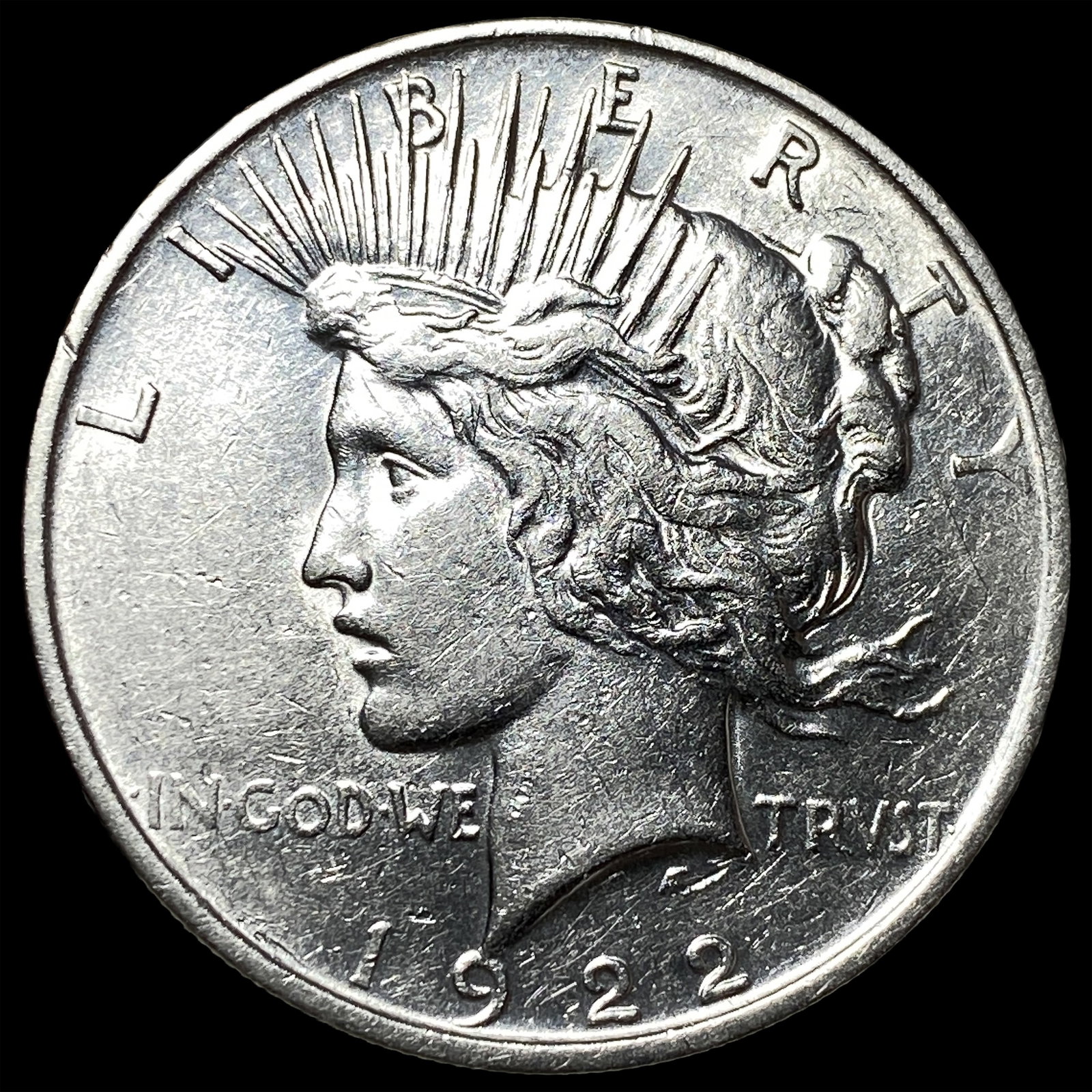 1922 Silver Peace Dollar UNCIRCULATED: 1922 Silver Peace Dollar UNCIRCULATED