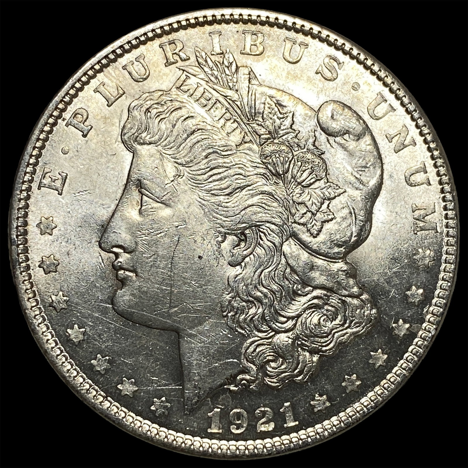 1921 Silver Morgan Dollar UNCIRCULATED: 1921 Silver Morgan Dollar UNCIRCULATED