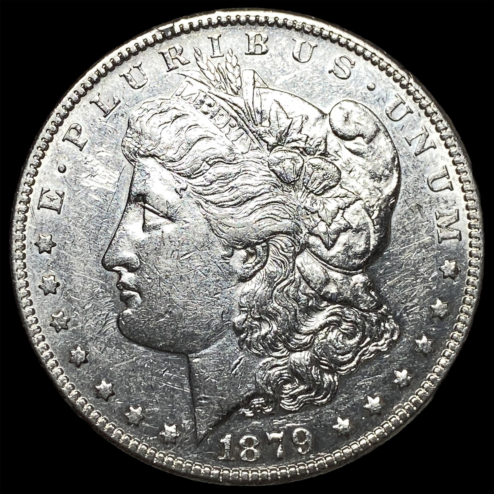 1879-S Silver Morgan Dollar CLOSELY UNCIRCULATED: 1879-S Silver Morgan Dollar CLOSELY UNCIRCULATED