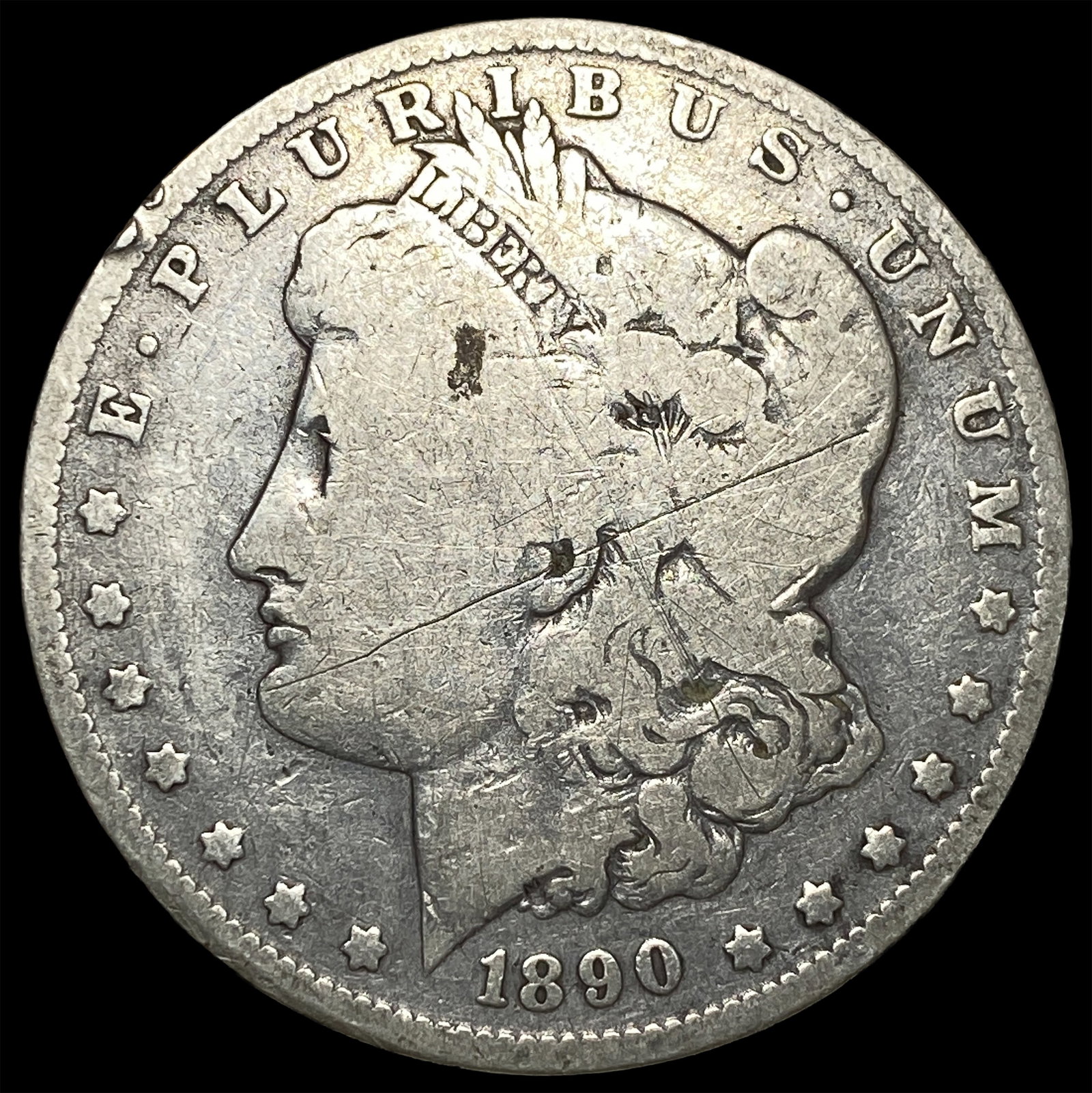1890-O Silver Morgan Dollar NICELY CIRCULATED: 1890-O Silver Morgan Dollar NICELY CIRCULATED