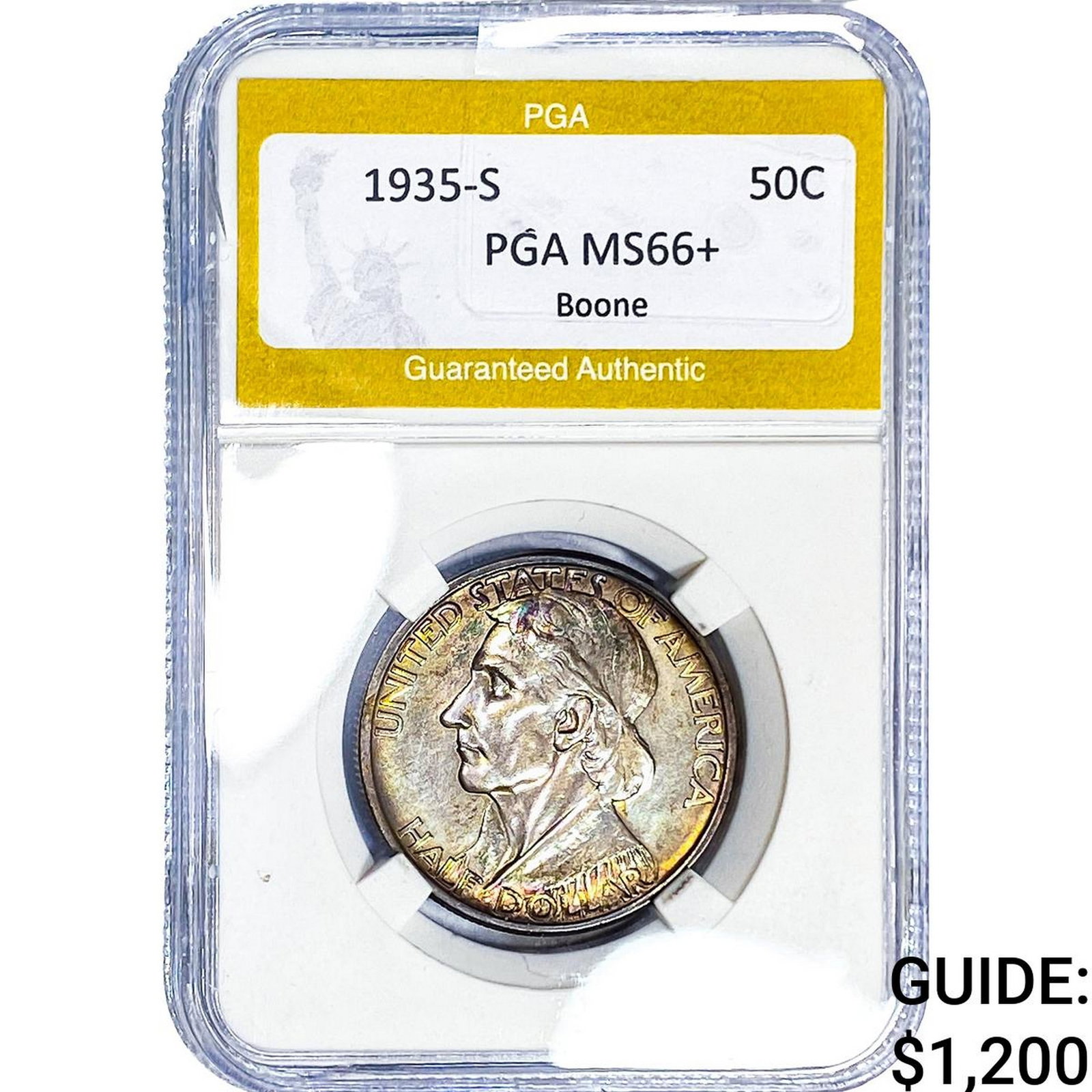 1935-S Boone Half Dollar PGA MS66+ (1 of 2)