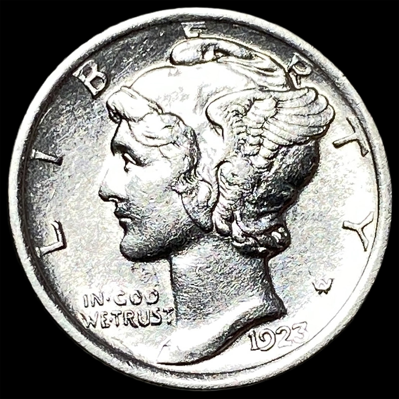 1923 Silver Mercury Dime UNCIRCULATED: 1923 Silver Mercury Dime UNCIRCULATED