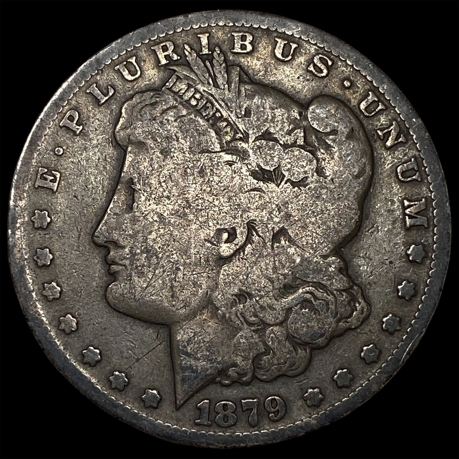 1879-S Silver Morgan Dollar LIGHTLY CIRCULATED: 1879-S Silver Morgan Dollar LIGHTLY CIRCULATED