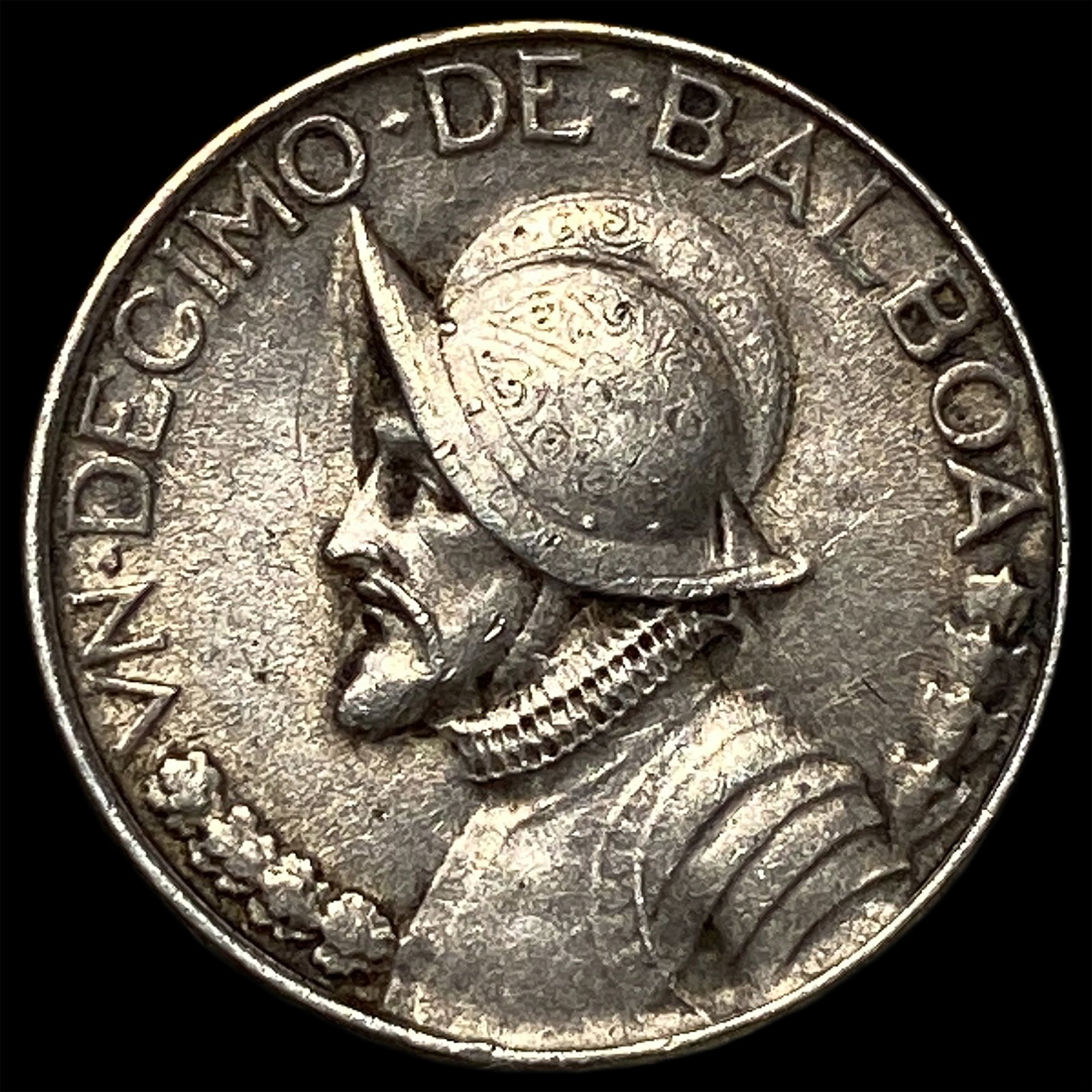 1933 Panama Silver 1/10 Balboa UNCIRCULATED: 1933 Panama Silver 1/10 Balboa UNCIRCULATED