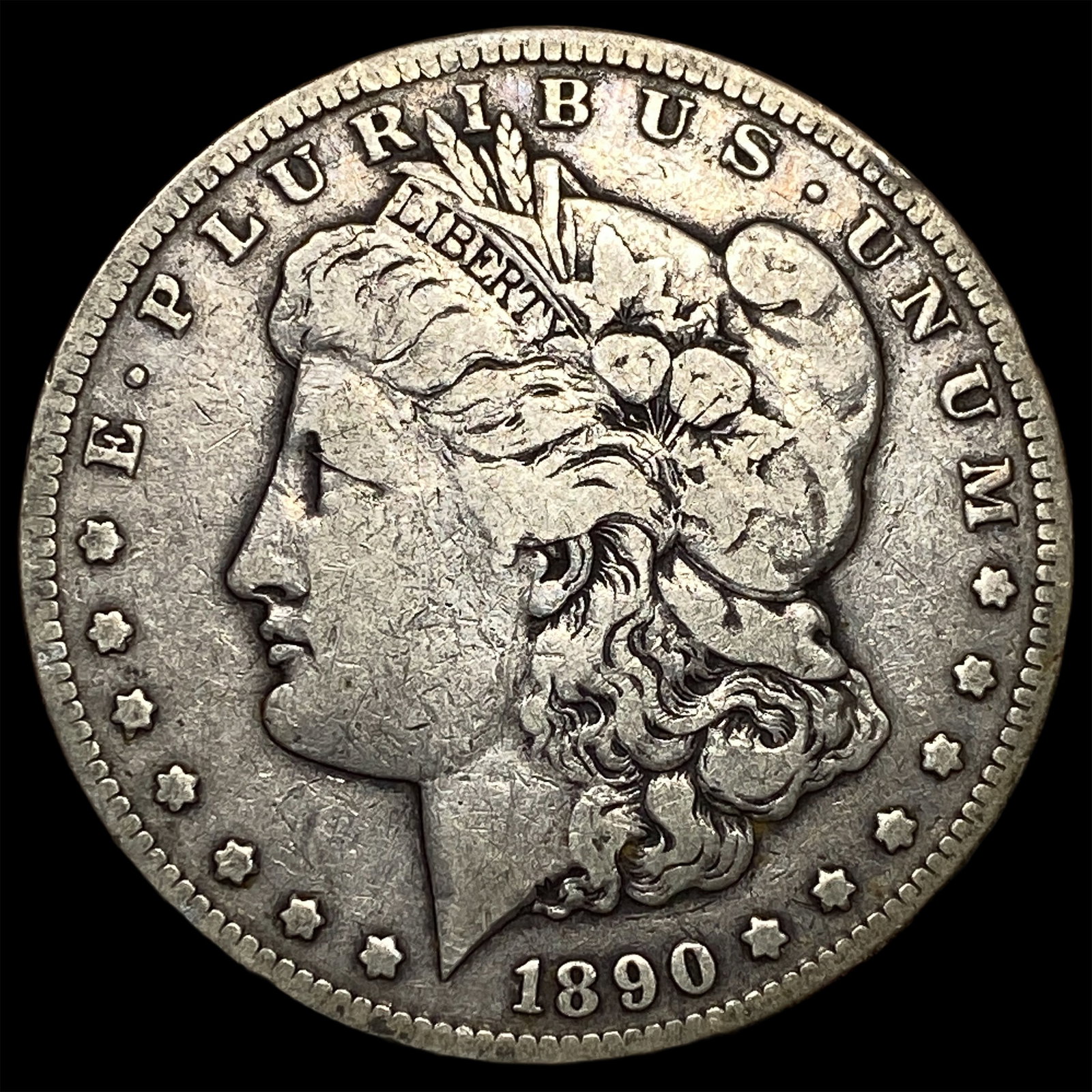 1890-CC Silver Morgan Dollar NEARLY UNCIRCULATED: 1890-CC Silver Morgan Dollar NEARLY UNCIRCULATED