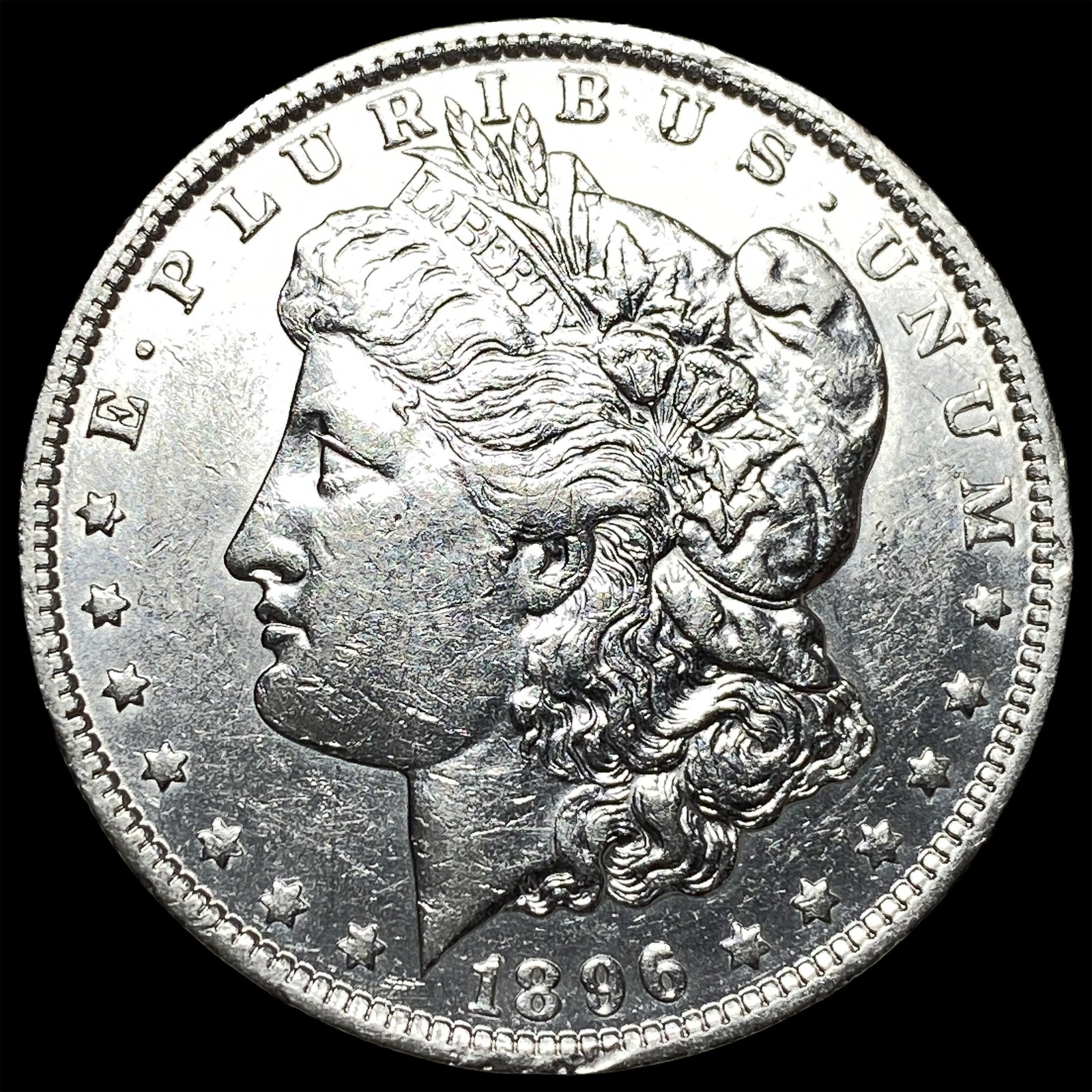 1896-S Silver Morgan Dollar CLOSELY UNCIRCULATED: 1896-S Silver Morgan Dollar CLOSELY UNCIRCULATED