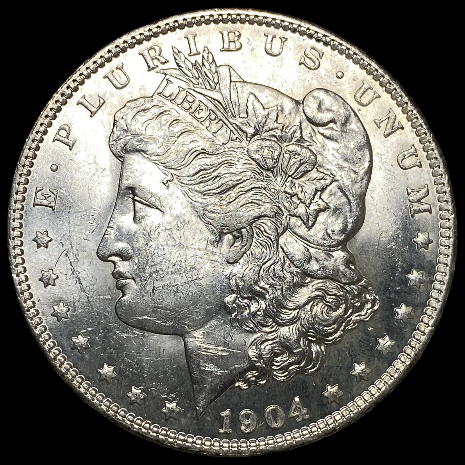1904-O Silver Morgan Dollar UNCIRCULATED: 1904-O Silver Morgan Dollar UNCIRCULATED
