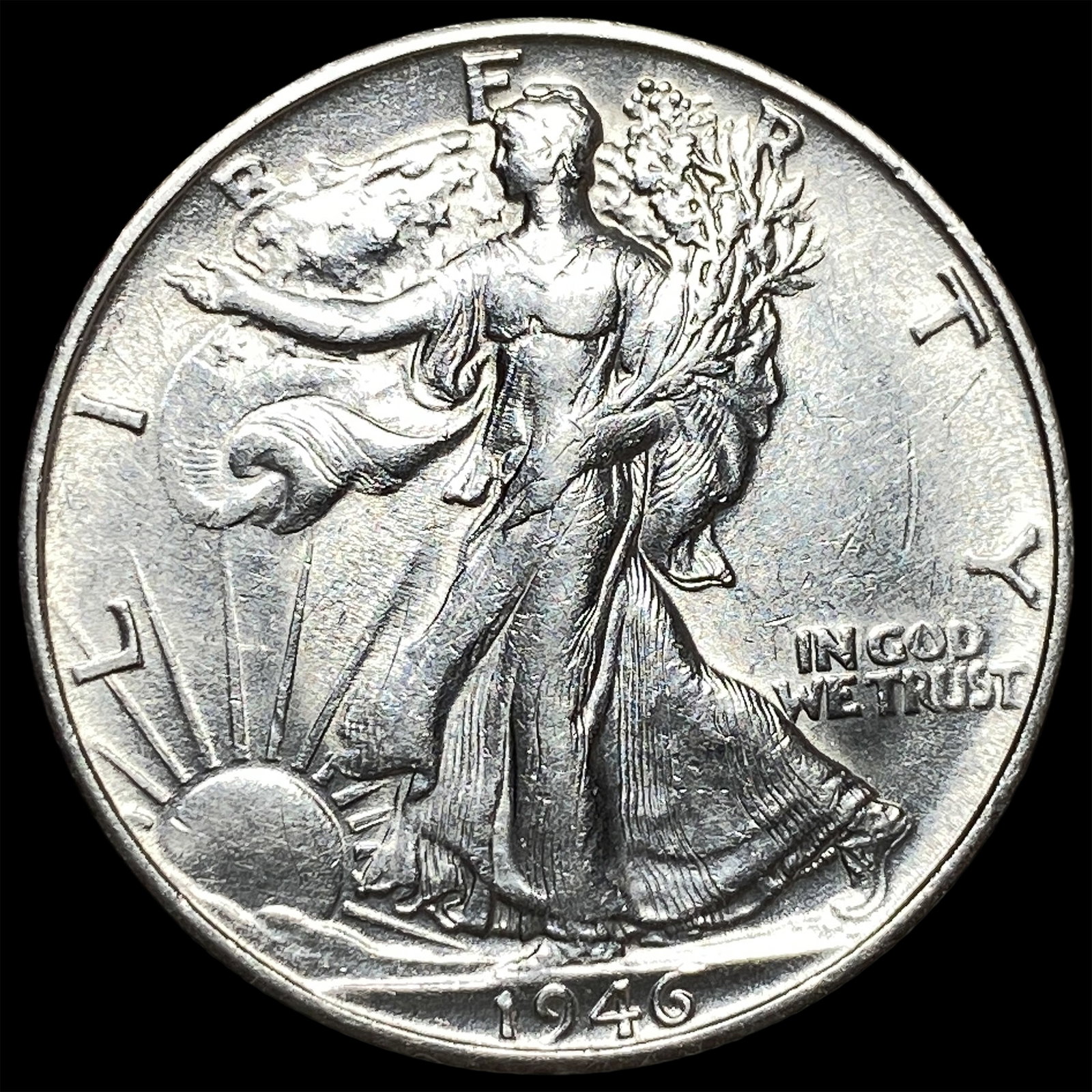 1946-S Silver Half Dollar UNCIRCULATED (1 of 2)
