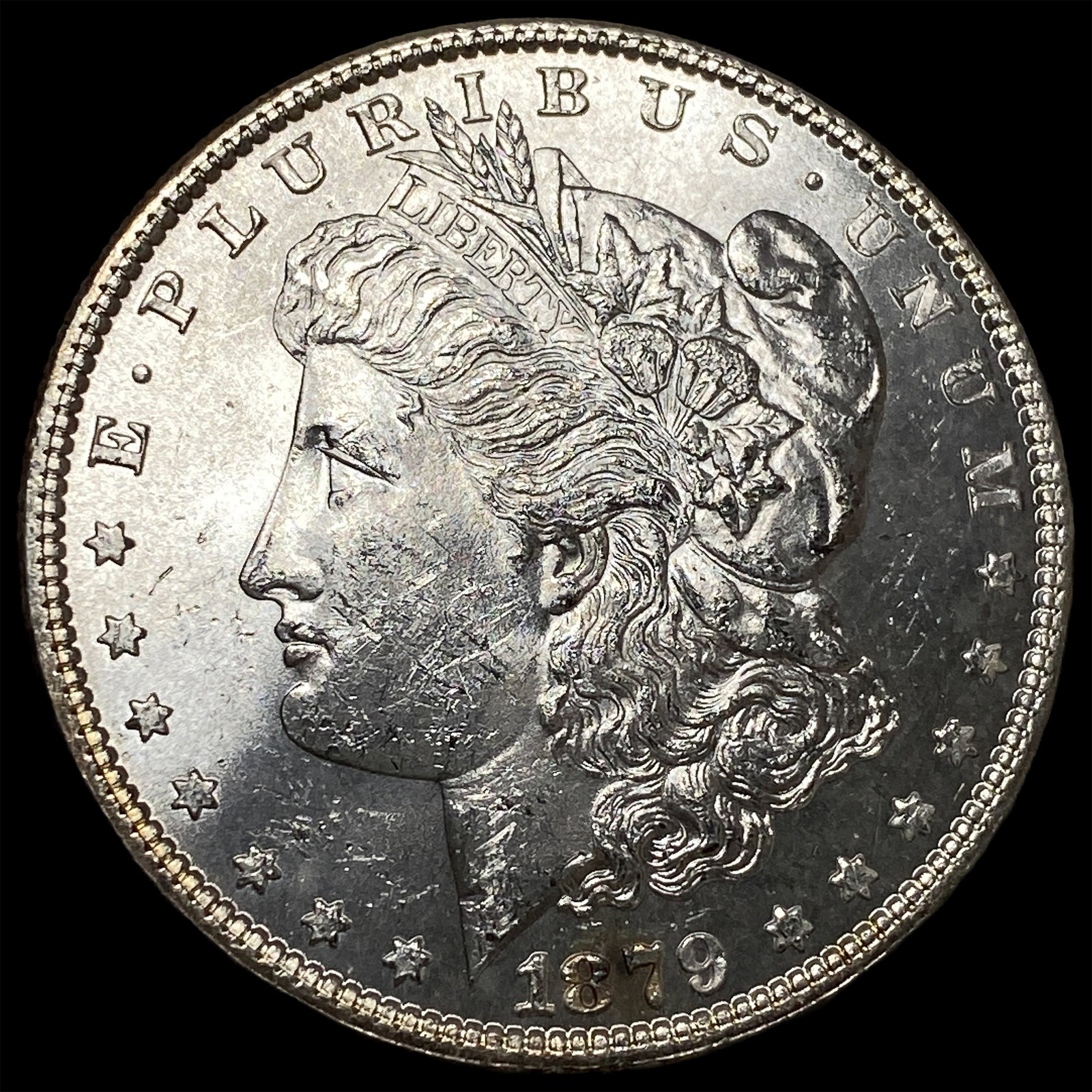 1879-S Silver Morgan Dollar CHOICE BU: 1879-S Silver Morgan Dollar CHOICE BU