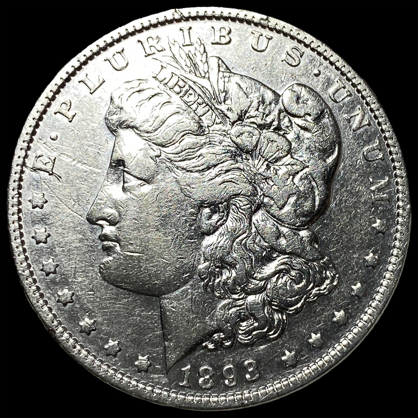 1892-S Silver Morgan Dollar CLOSELY UNCIRCULATED: 1892-S Silver Morgan Dollar CLOSELY UNCIRCULATED