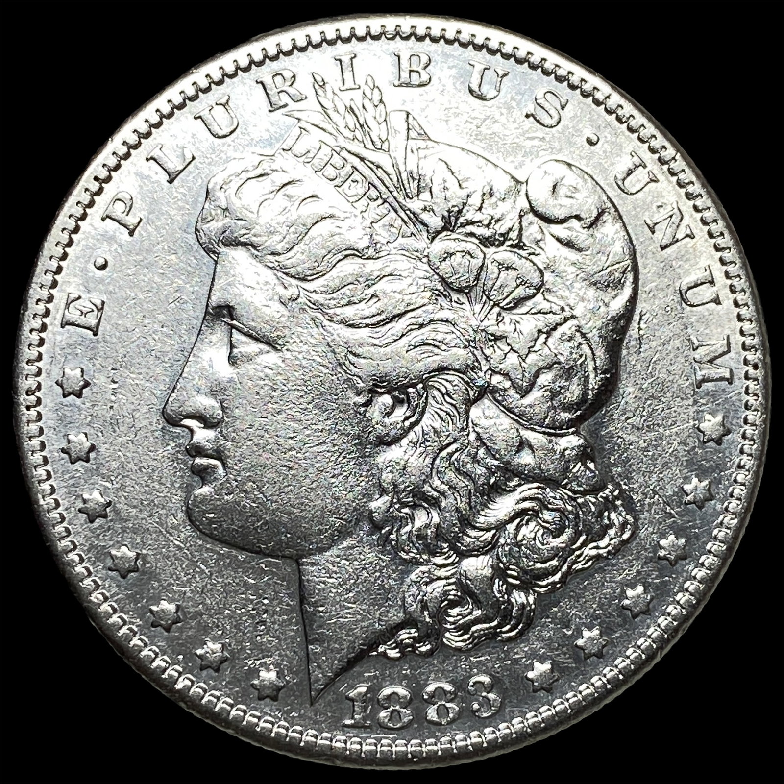 1883-S Silver Morgan Dollar CLOSELY UNCIRCULATED: 1883-S Silver Morgan Dollar CLOSELY UNCIRCULATED