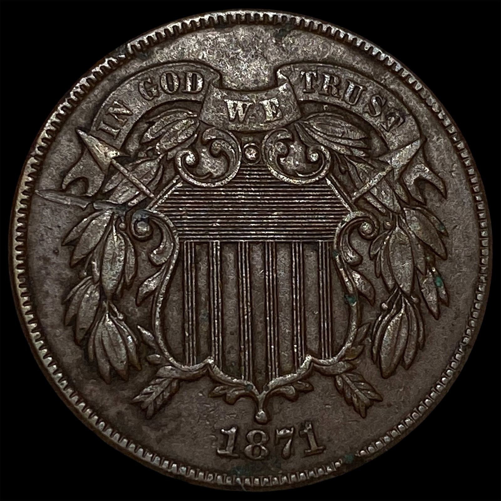 1871 Shield Nickel HIGH GRADE (1 of 2)