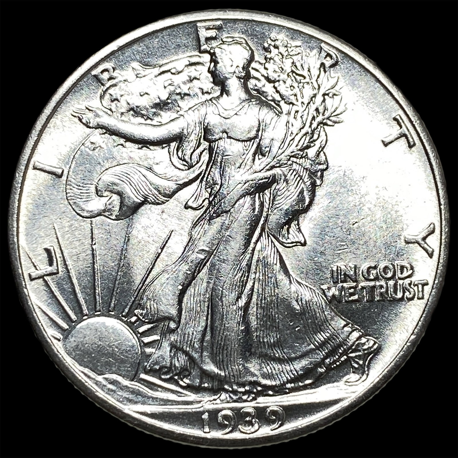 1939 Silver Walking Liberty Half Dollar UNCIRCULATED: 1939 Silver Walking Liberty Half Dollar UNCIRCULATED