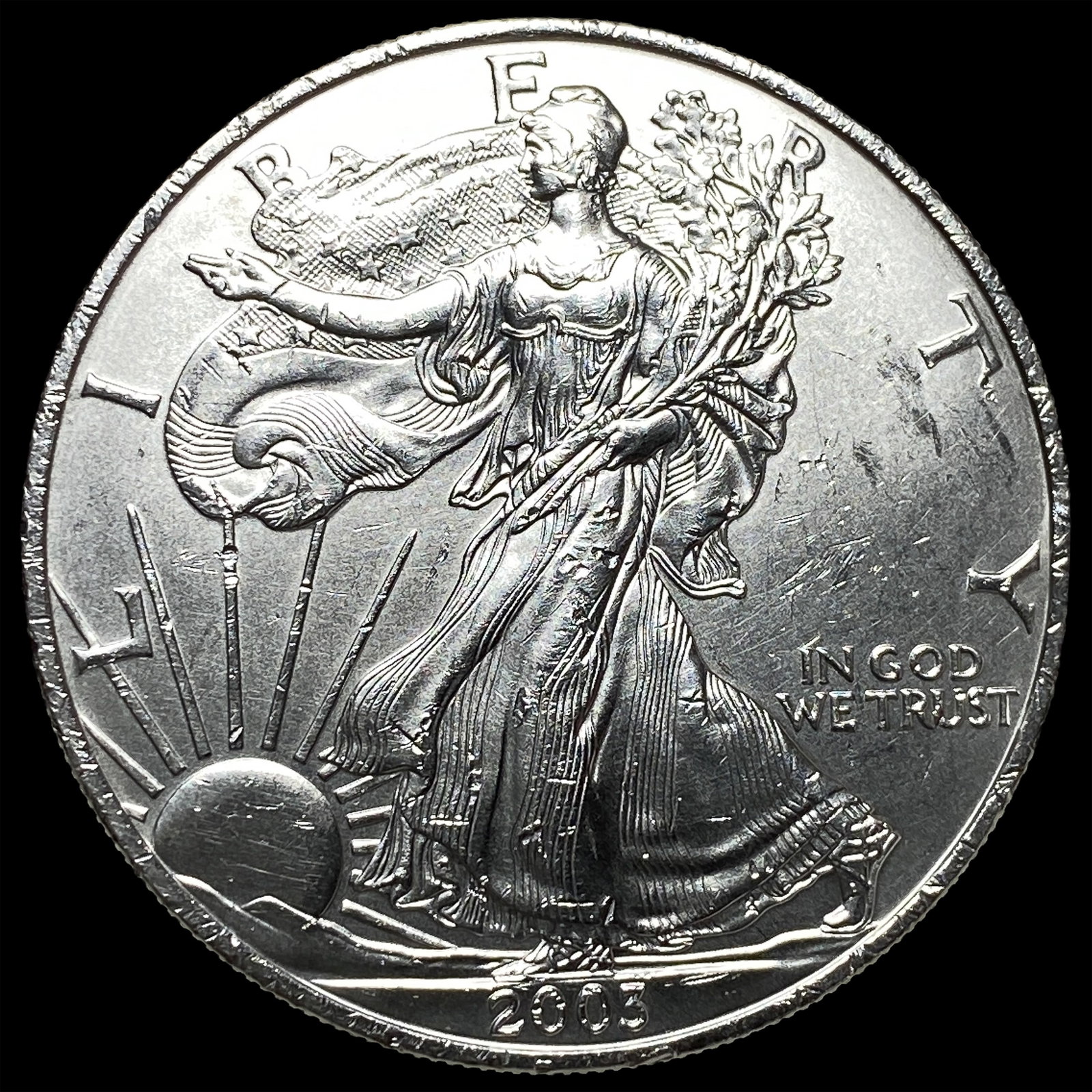 2005 1 oz Silver American Eagle $1 GEM BU (1 of 2)