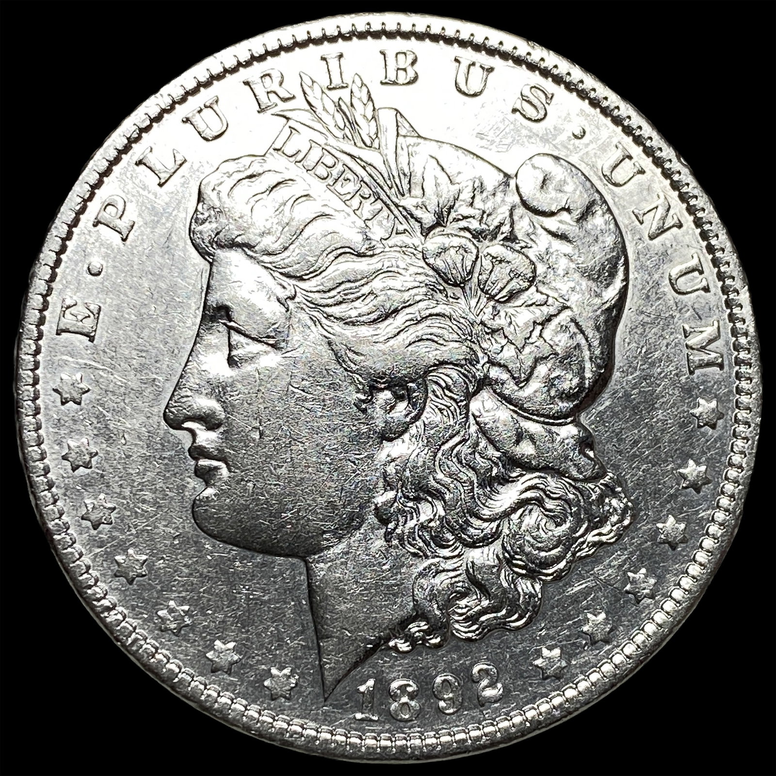 1892-CC Silver Morgan Dollar CHOICE AU: 1892-CC Silver Morgan Dollar CHOICE AU