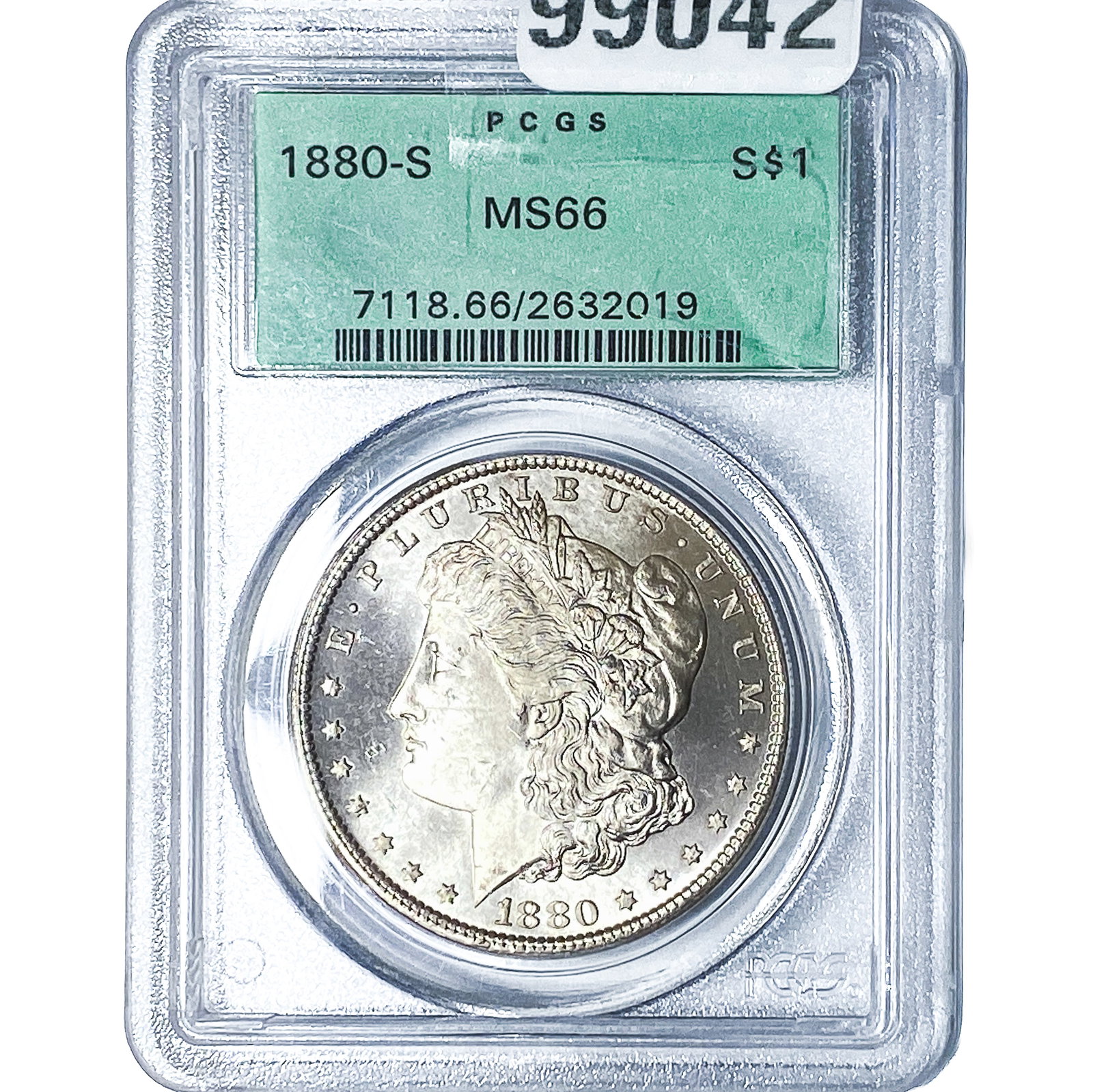 1880-S Morgan Silver Dollar PCGS MS66 (1 of 2)