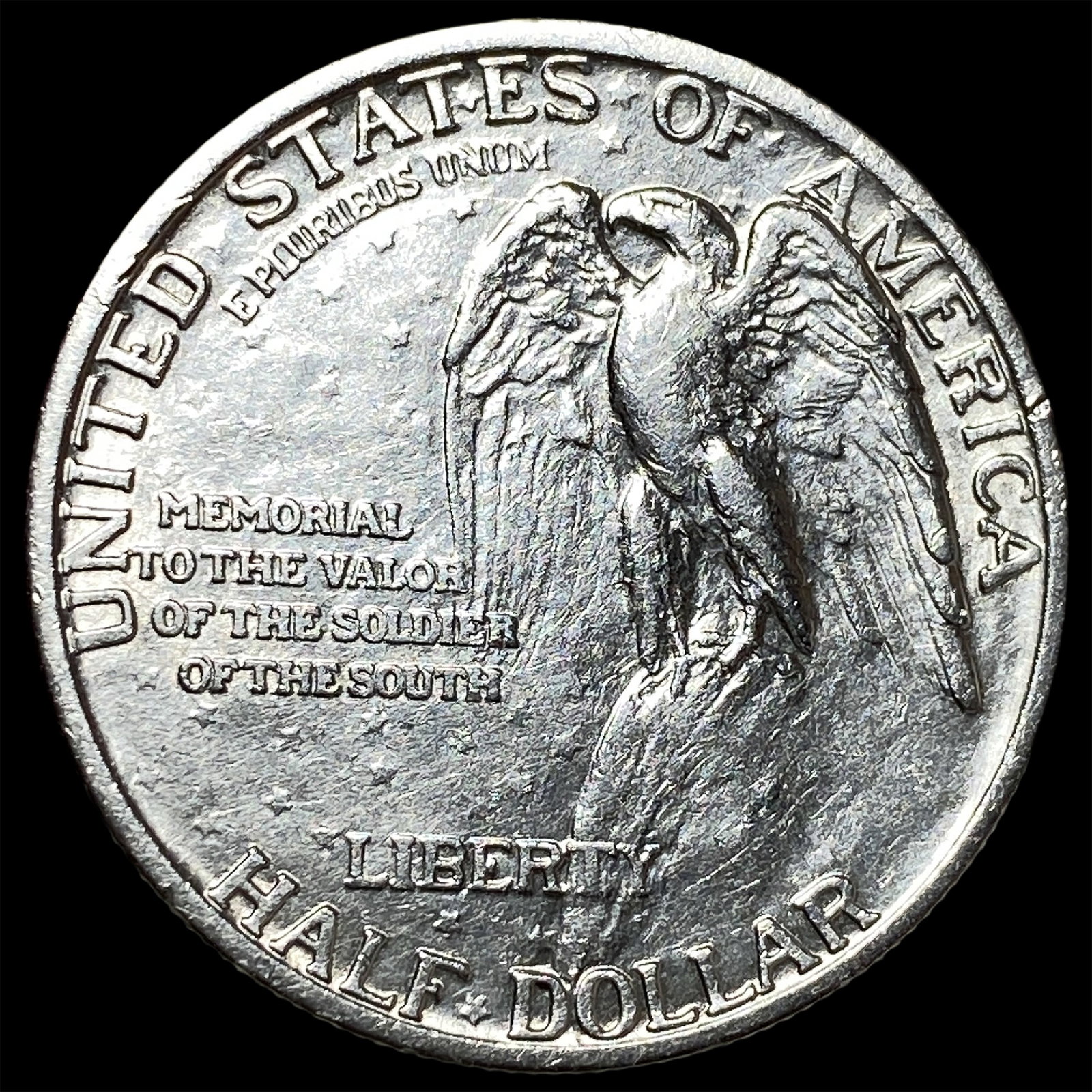 1925 Stone Mountain Silver Half Dollar ABOUT UNCIRCULATED - 2