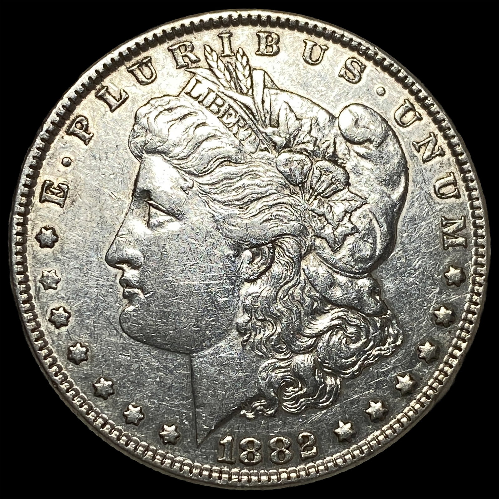 1882 Morgan Silver Dollar CLOSELY UNCIRCULATED: 1882 Morgan Silver Dollar CLOSELY UNCIRCULATED