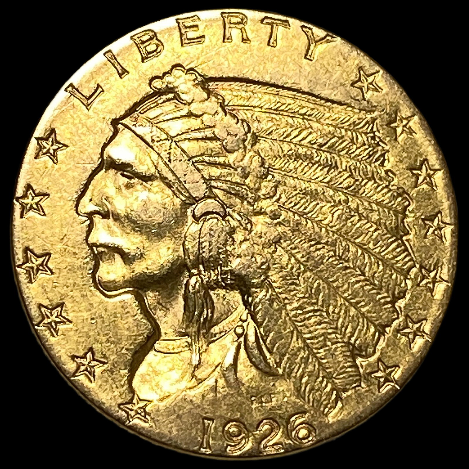 1926 Indian Head Gold $2.50 Quarter Eagle UNCIRCULATED (1 of 2)