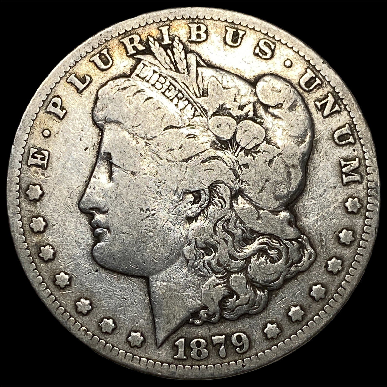 1879-CC Silver Morgan Dollar NEARLY UNCIRCULATED: 1879-CC Silver Morgan Dollar NEARLY UNCIRCULATED