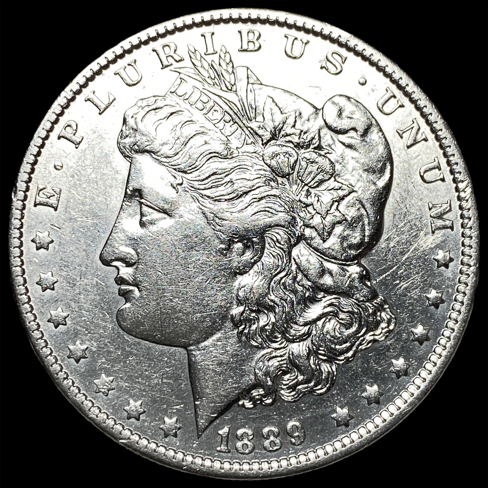 1889-S Silver Morgan Dollar CLOSELY UNCIRCULATED: 1889-S Silver Morgan Dollar CLOSELY UNCIRCULATED