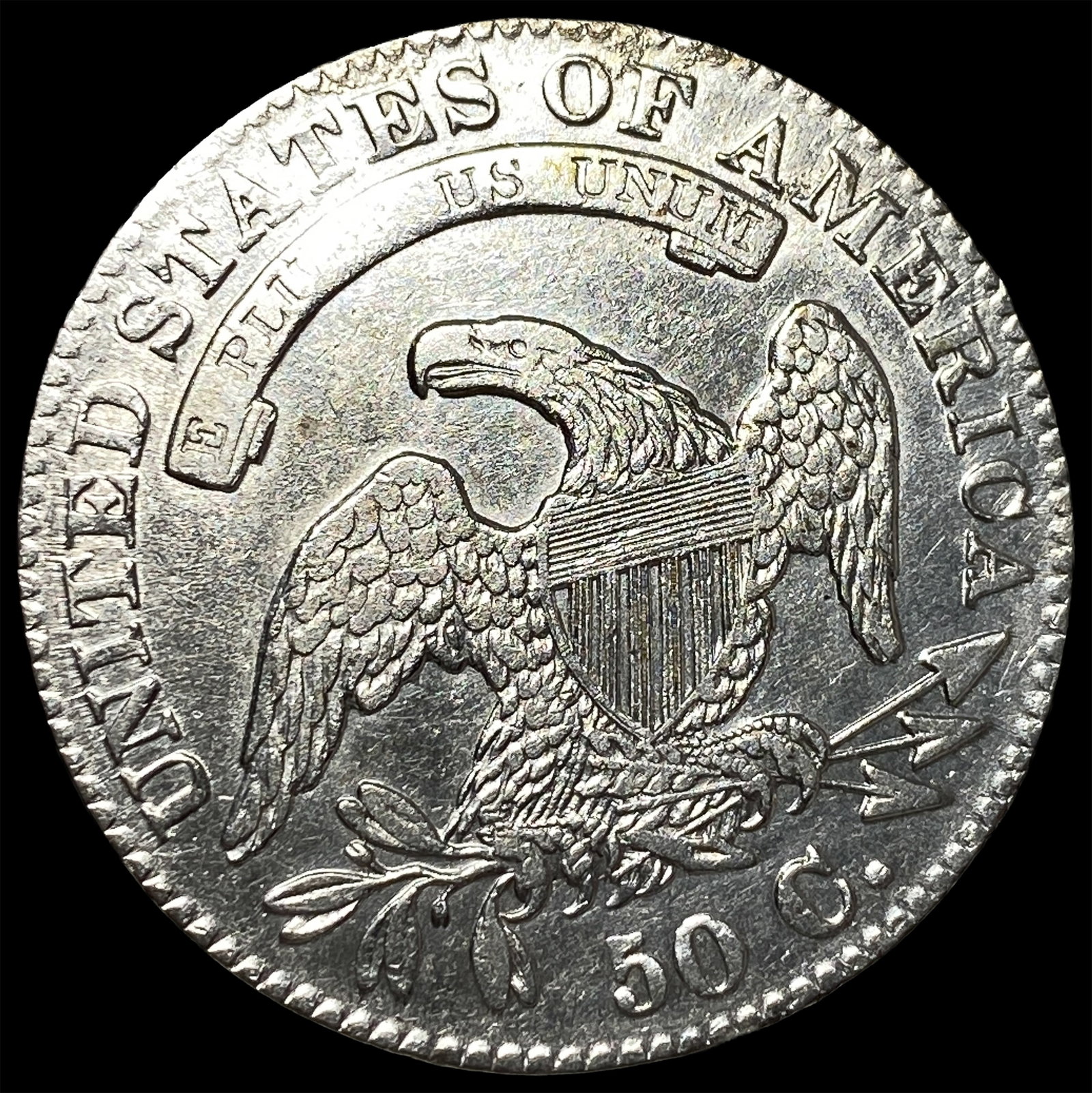 1831 Capped Bust Half Dollar UNCIRCULATED - 2