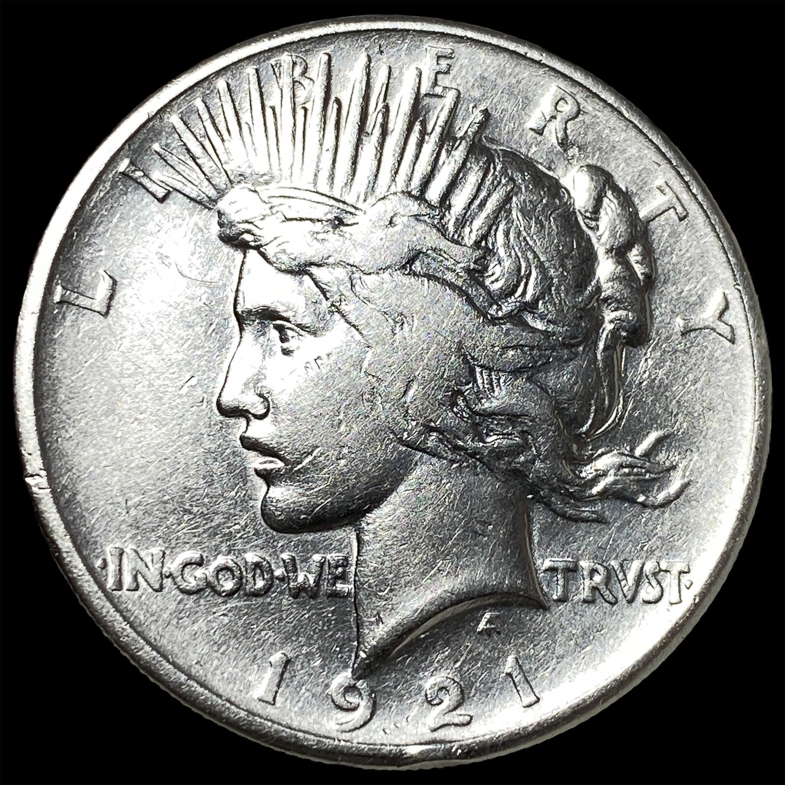 1921 Silver Peace Dollar CHOICE AU: 1921 Silver Peace Dollar CHOICE AU