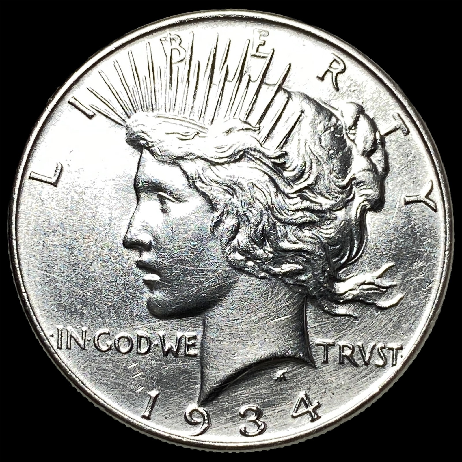 1934 Silver Peace Dollar UNCIRCULATED: 1934 Silver Peace Dollar UNCIRCULATED