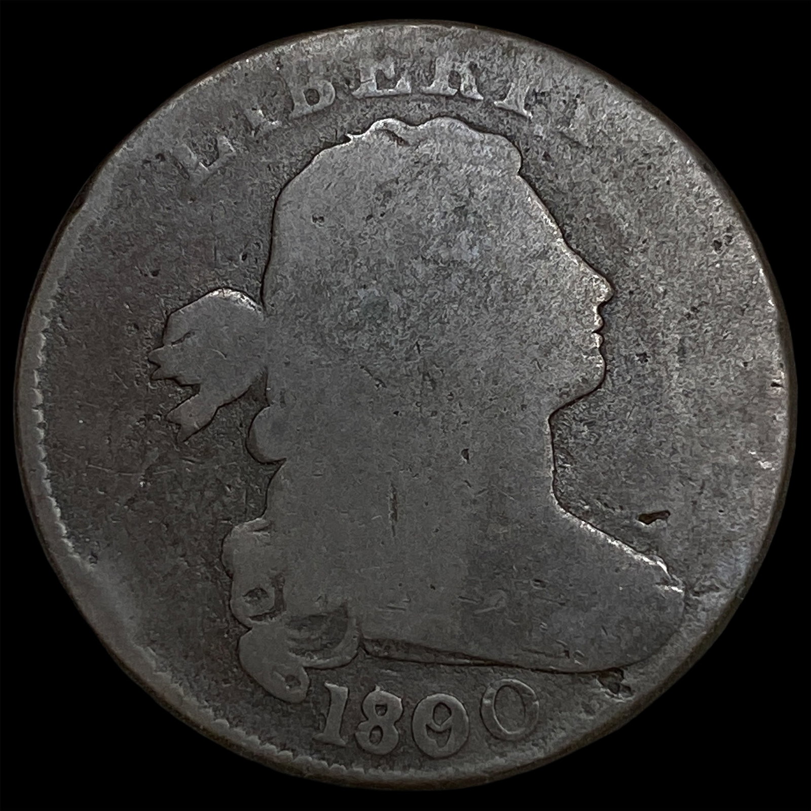 1798 Large Cent Draped Bust Style 1 Hair NICELY CIRCULATED: 1798 Large Cent Draped Bust Style 1 Hair NICELY CIRCULATED