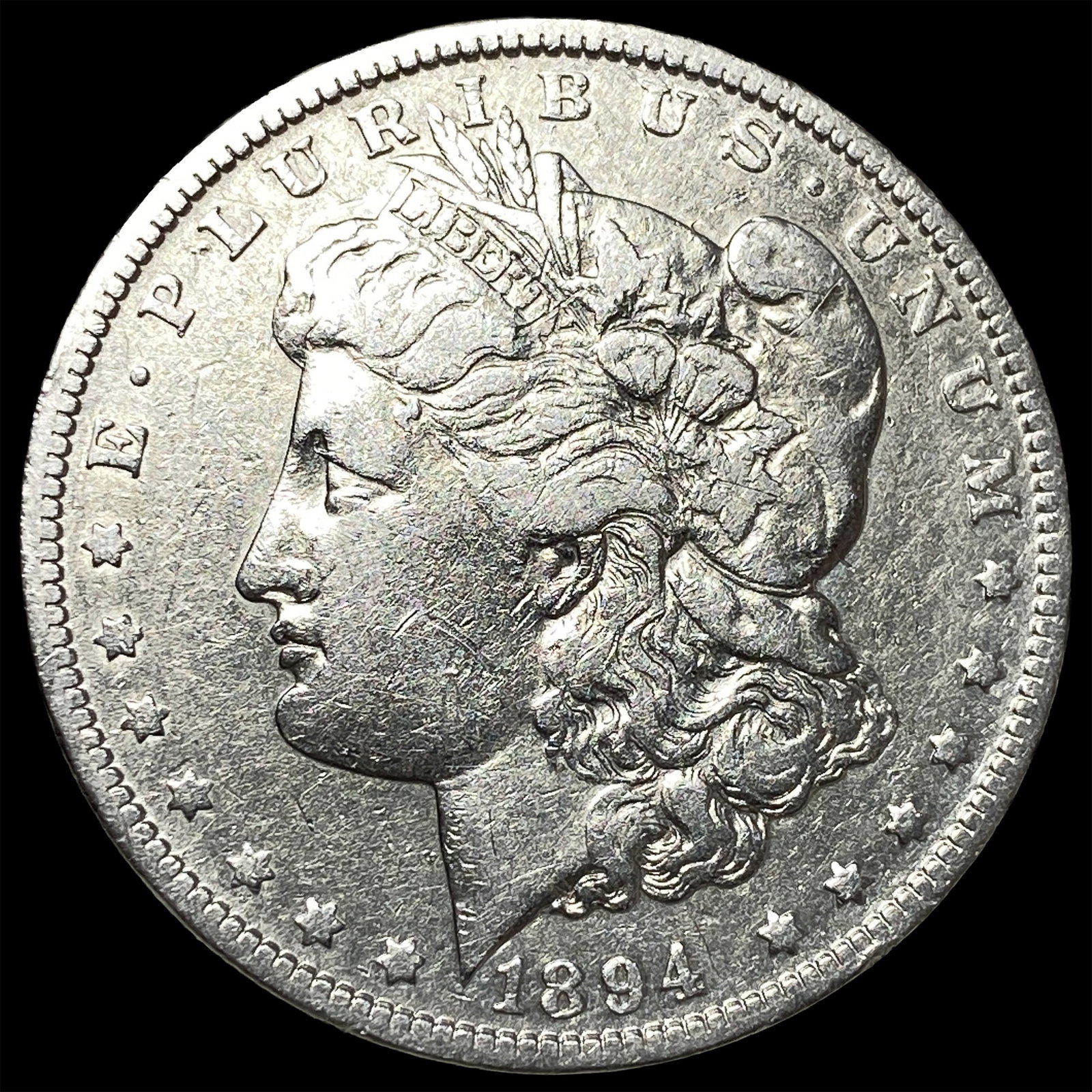 1894-O Silver Morgan Dollar ABOUT UNCIRCULATED: 1894-O Silver Morgan Dollar ABOUT UNCIRCULATED