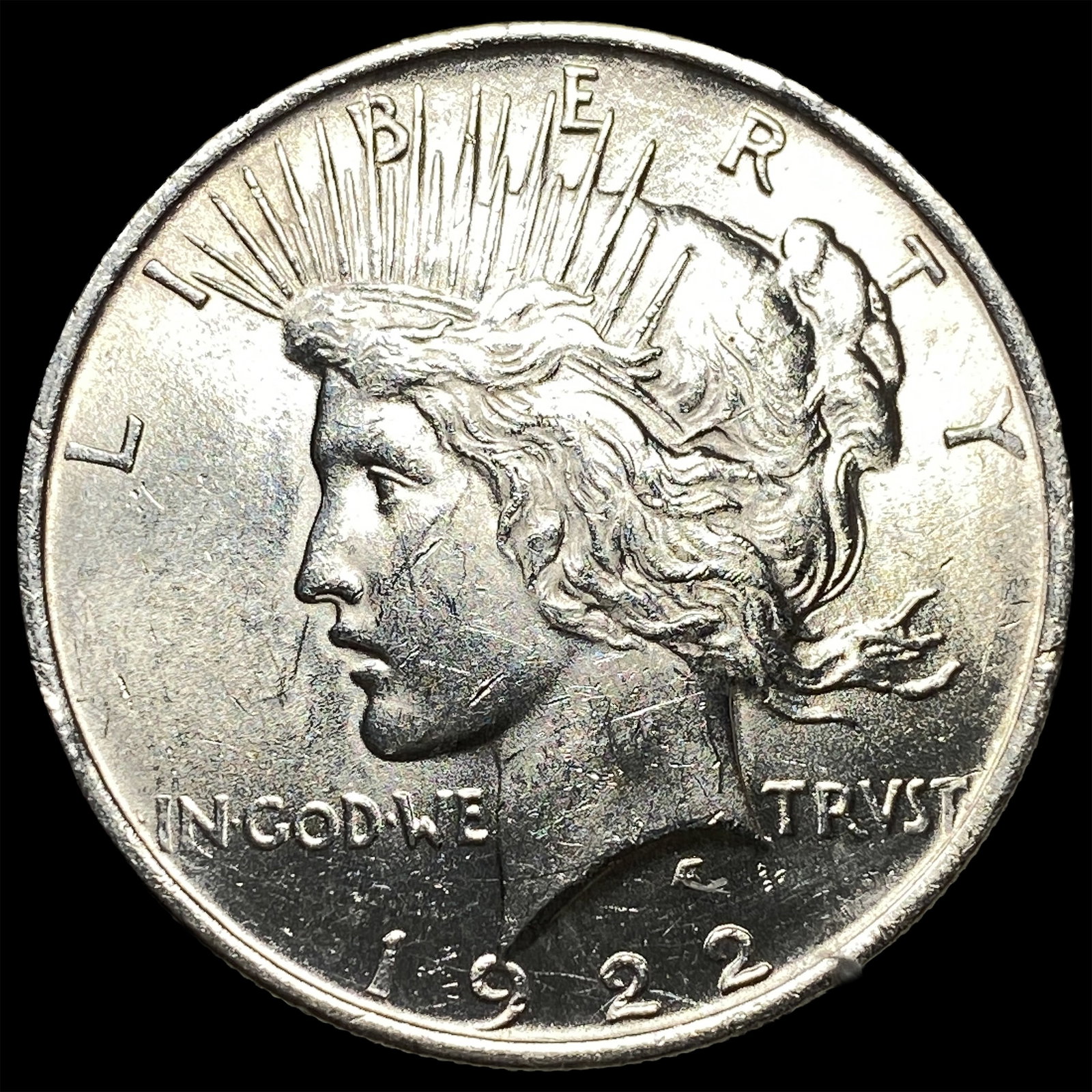 1922 Silver Peace Dollar UNCIRCULATED: 1922 Silver Peace Dollar UNCIRCULATED
