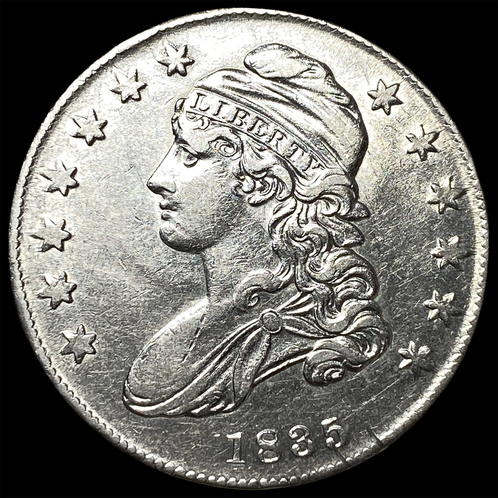 1835 Capped Bust Half Dollar UNCIRCULATED (1 of 2)