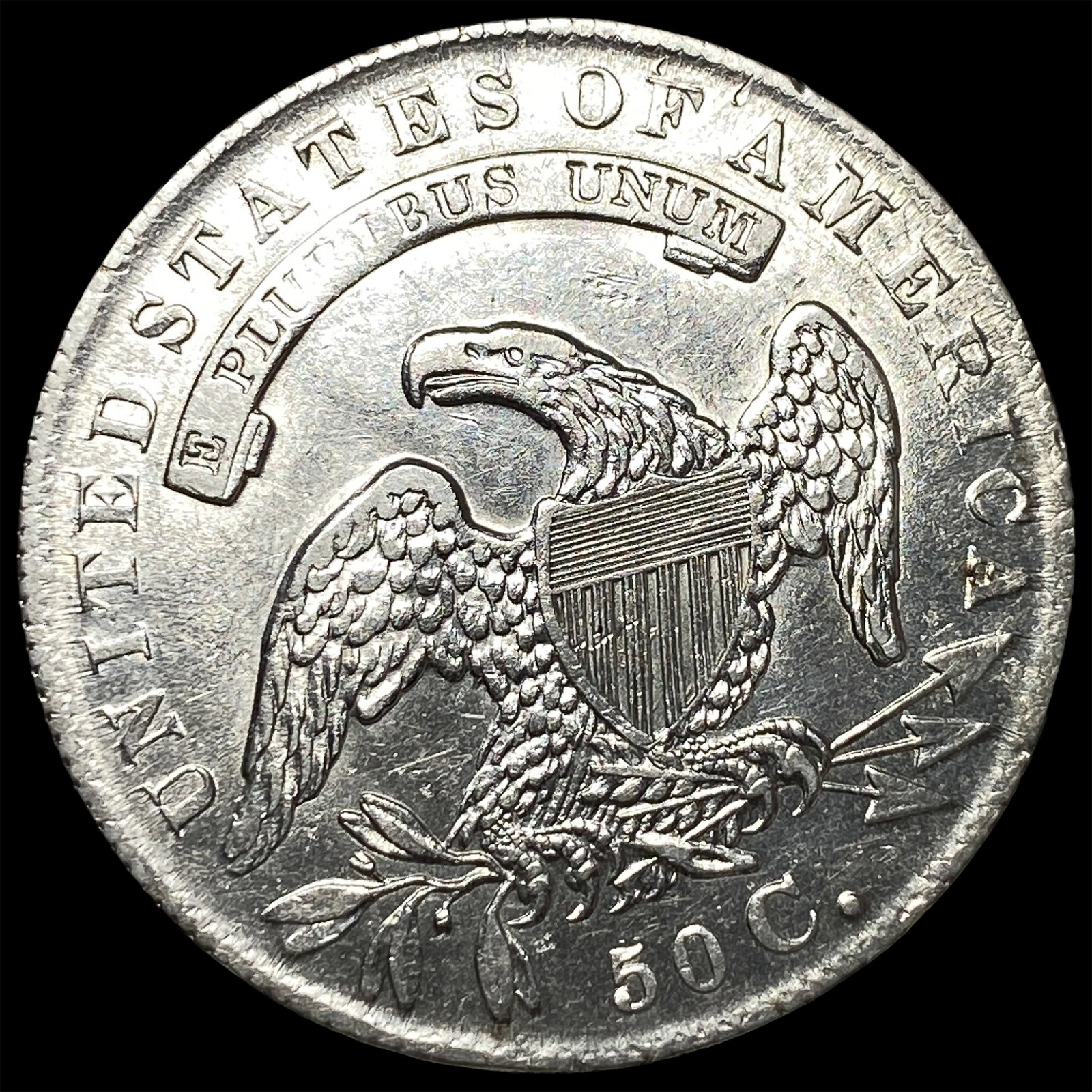 1835 Capped Bust Half Dollar UNCIRCULATED - 2