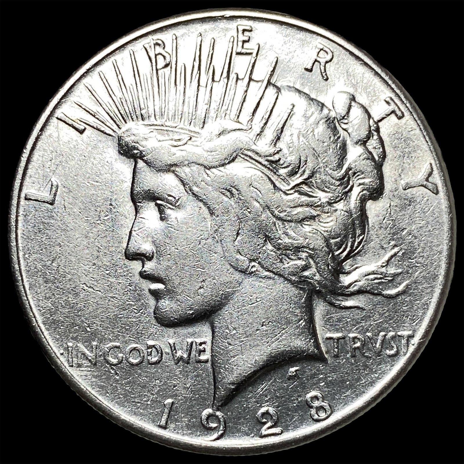 1928 Silver Peace Dollar LIGHTLY CIRCULATED: 1928 Silver Peace Dollar LIGHTLY CIRCULATED