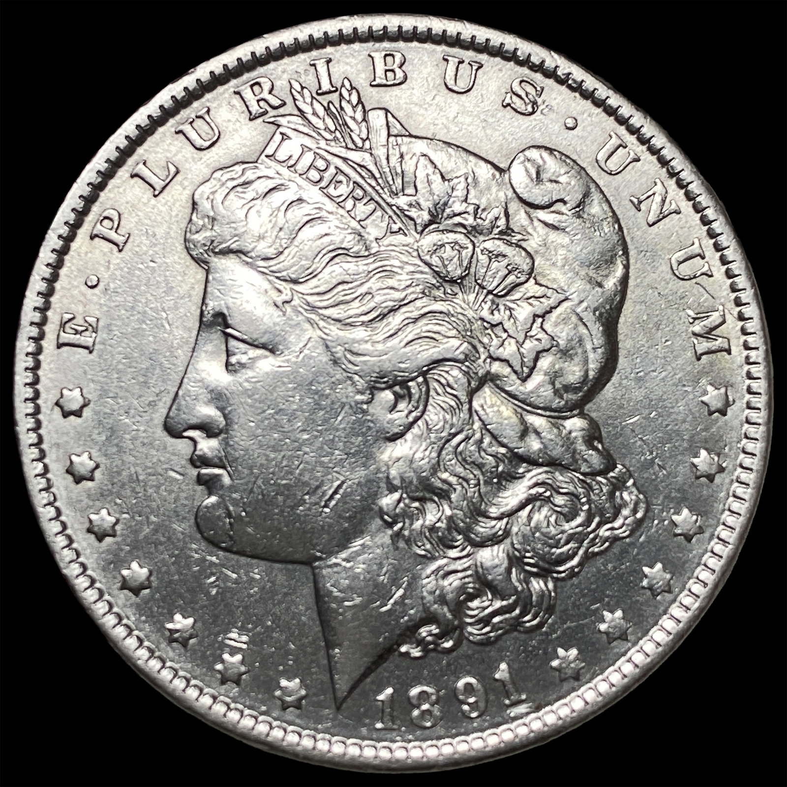 1891-O Silver Morgan Dollar CLOSELY UNCIRCULATED: 1891-O Silver Morgan Dollar CLOSELY UNCIRCULATED