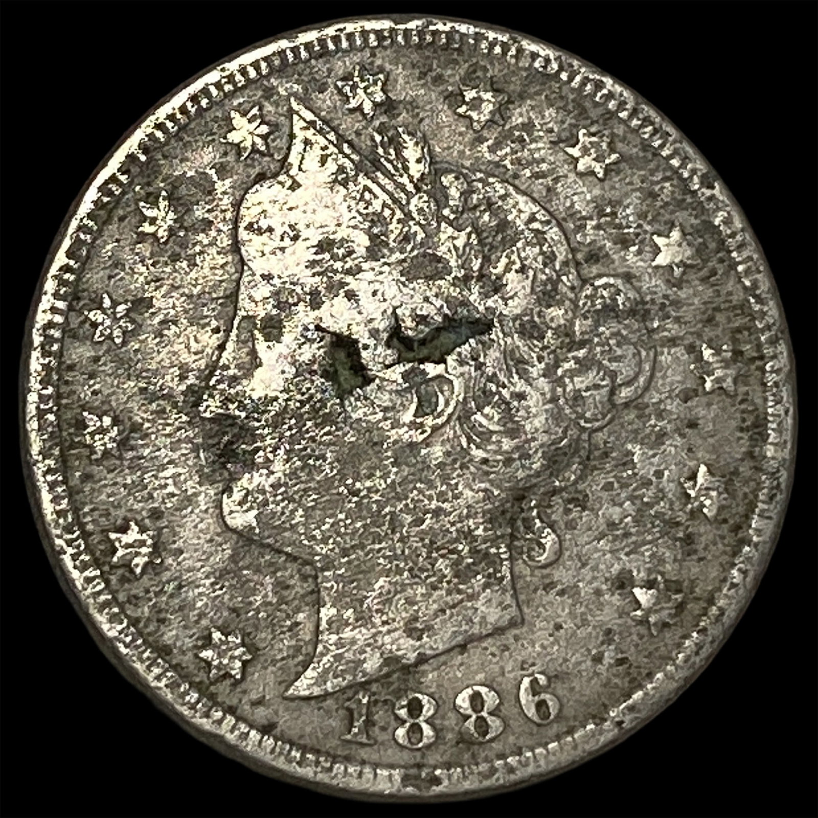 1886 Liberty Head Nickel HIGH GRADE: 1886 Liberty Head Nickel HIGH GRADE
