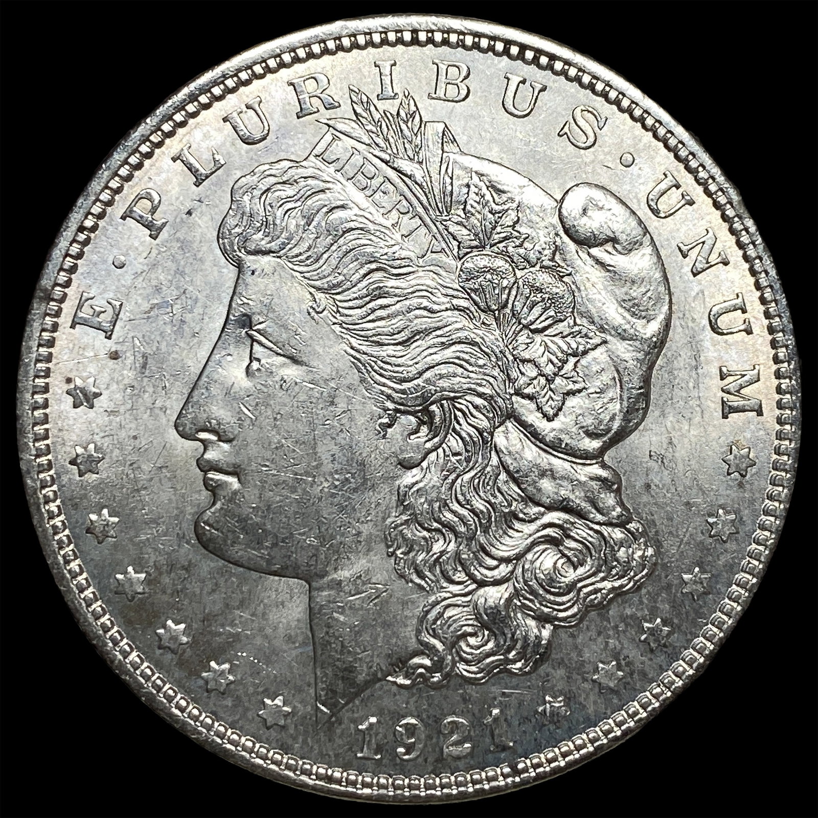 1921 Morgan Silver Dollar UNCIRCULATED: 1921 Morgan Silver Dollar UNCIRCULATED