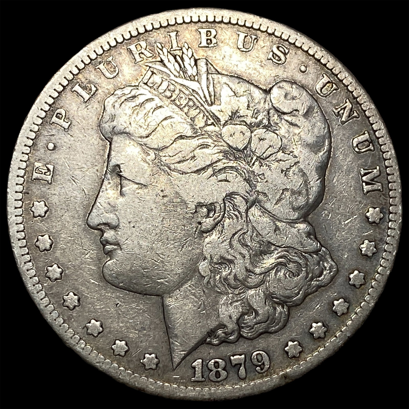 1879-CC Silver Morgan Dollar NEARLY UNCIRCULATED: 1879-CC Silver Morgan Dollar NEARLY UNCIRCULATED