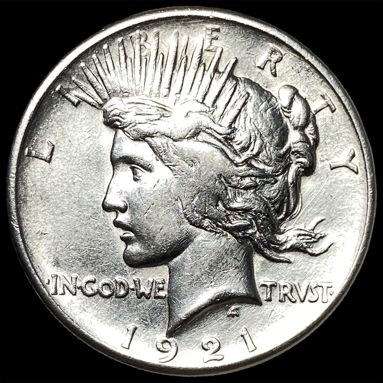 1921 Silver Peace Dollar UNCIRCULATED: 1921 Silver Peace Dollar UNCIRCULATED