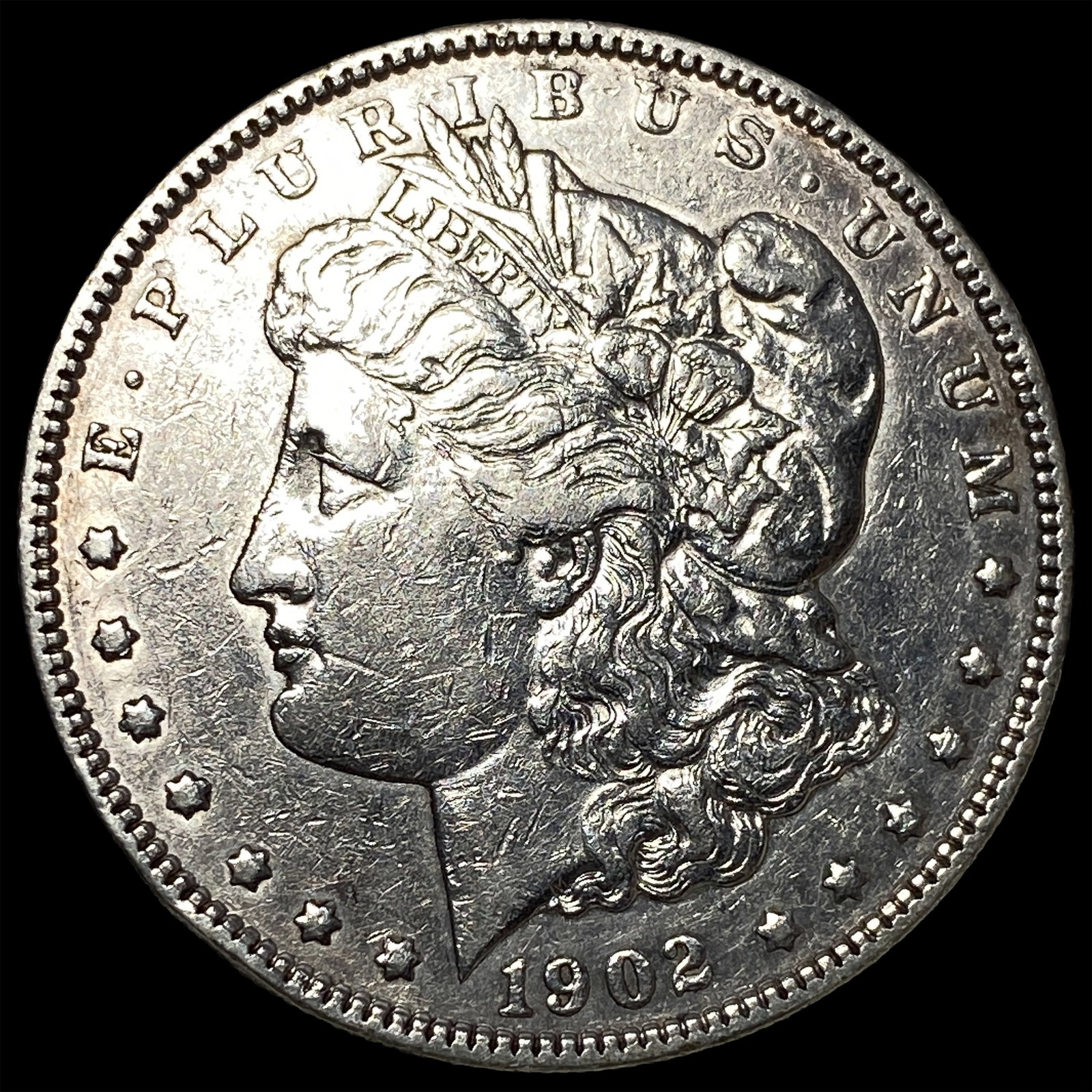 1902-S Silver Morgan Dollar CLOSELY UNCIRCULATED: 1902-S Silver Morgan Dollar CLOSELY UNCIRCULATED