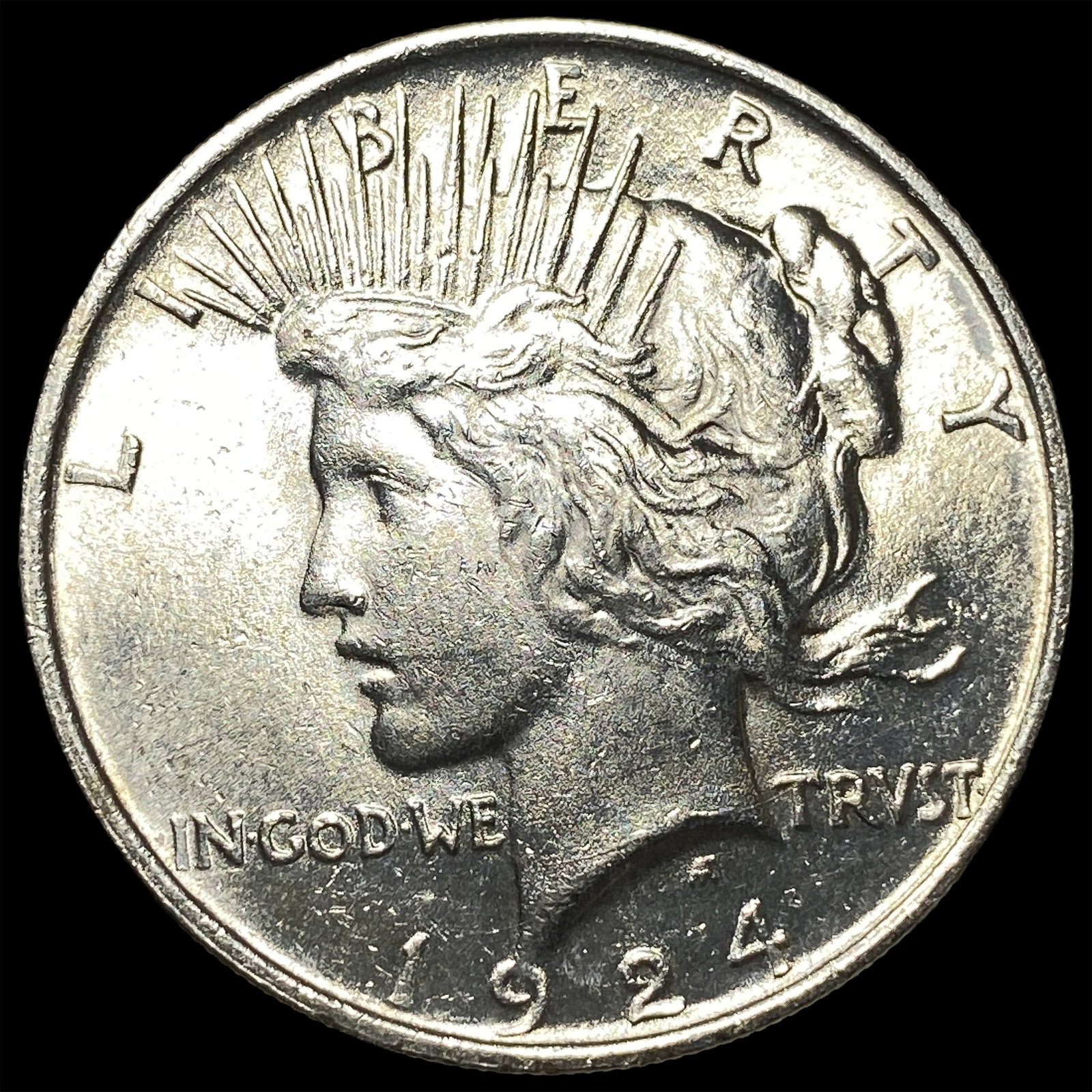 1924 Silver Peace Dollar UNCIRCULATED (1 of 2)